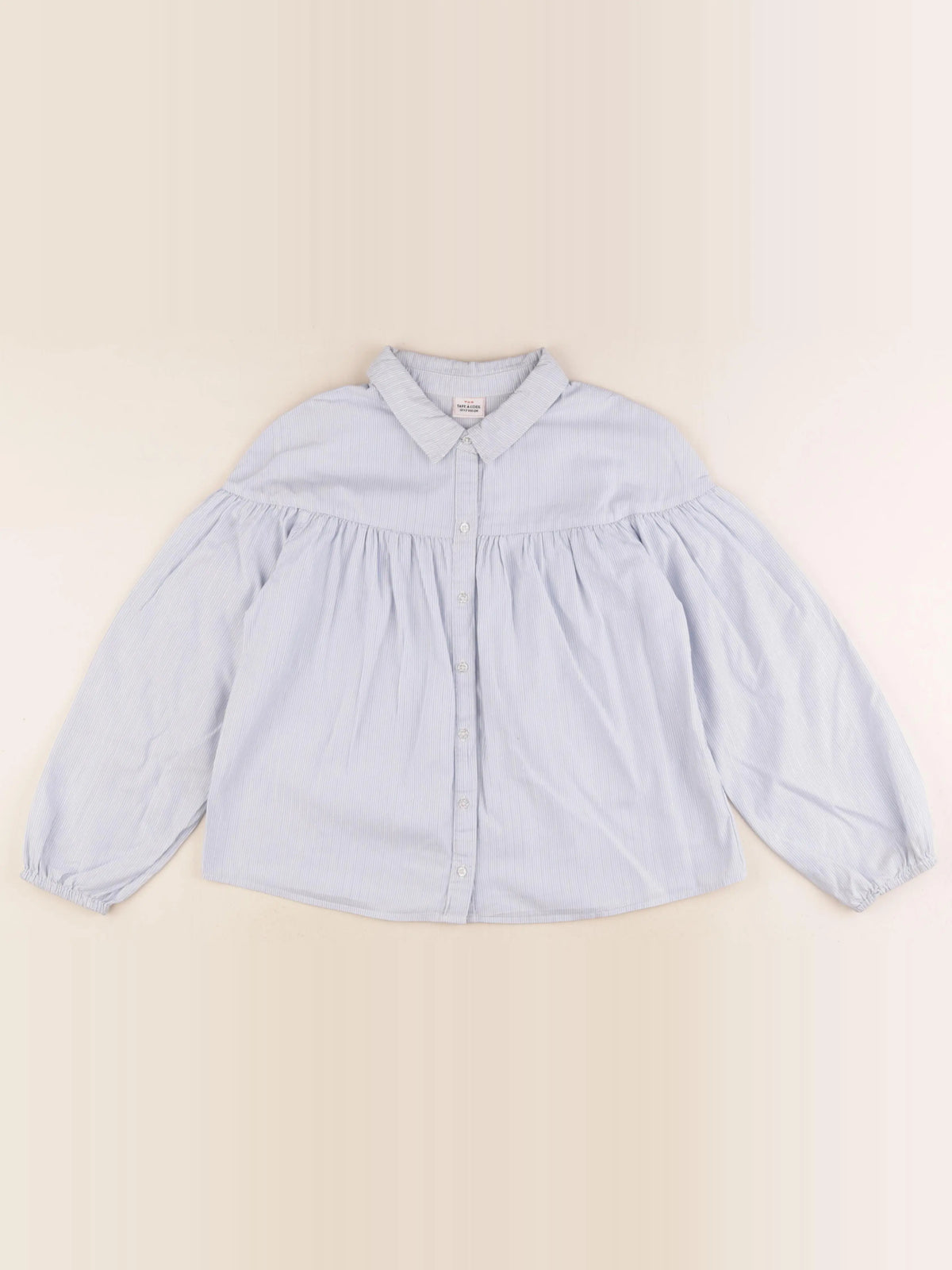 Tape à l'oeil - blouse bleu, blanc - 10 ans