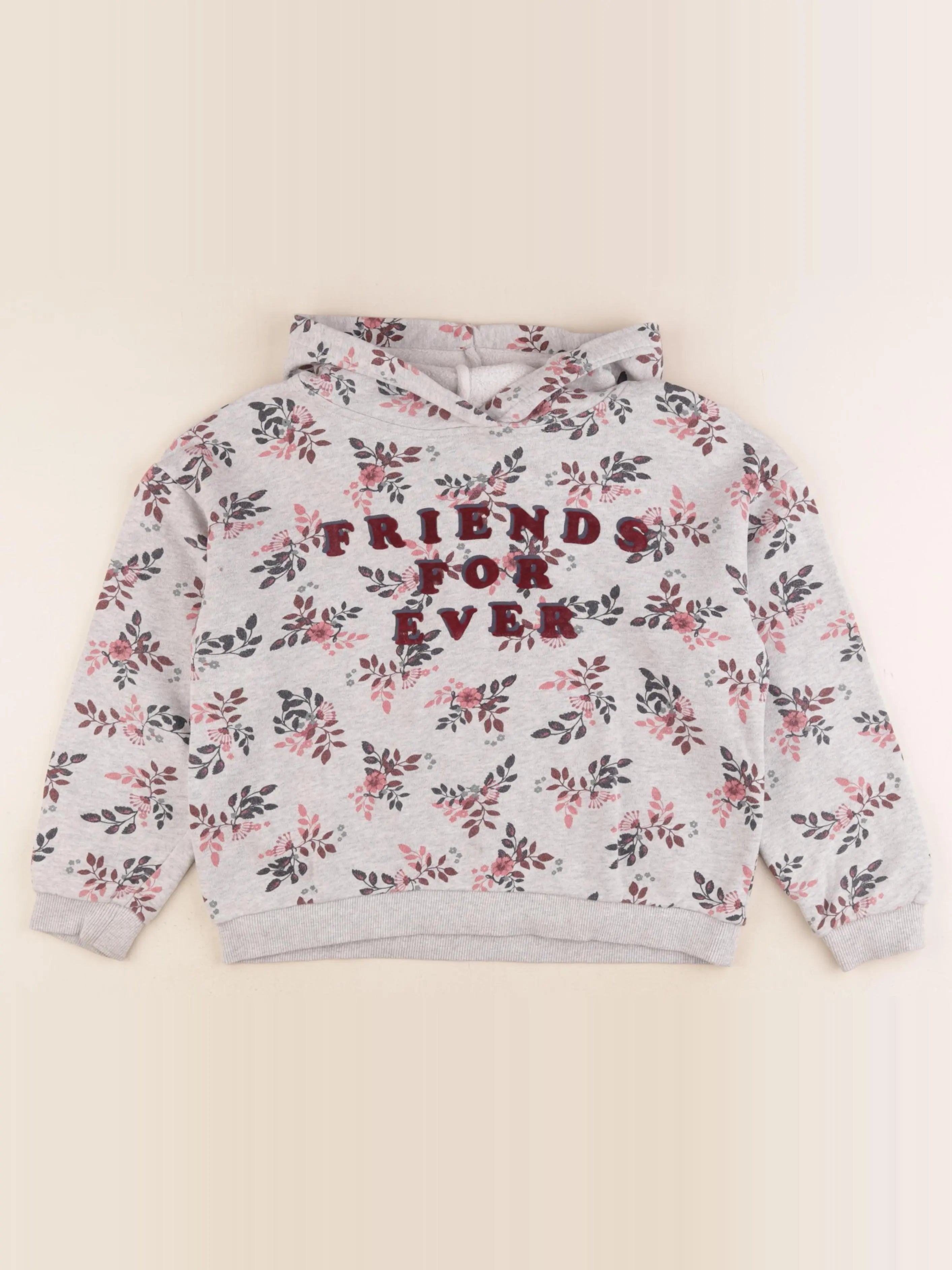 Monoprix - sweat gris - 10 ans