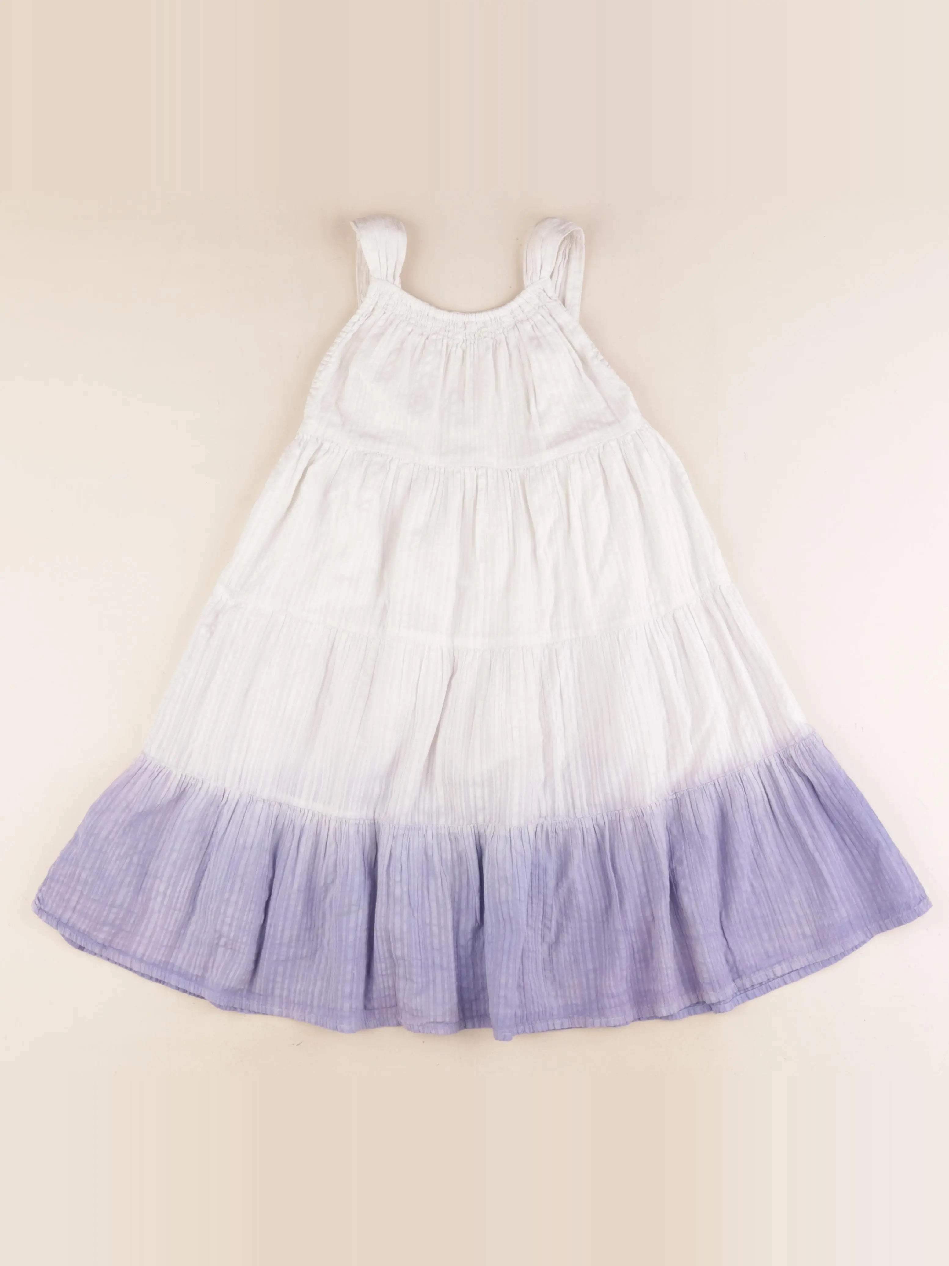 Mango - robe blanc, bleu - 9 ans