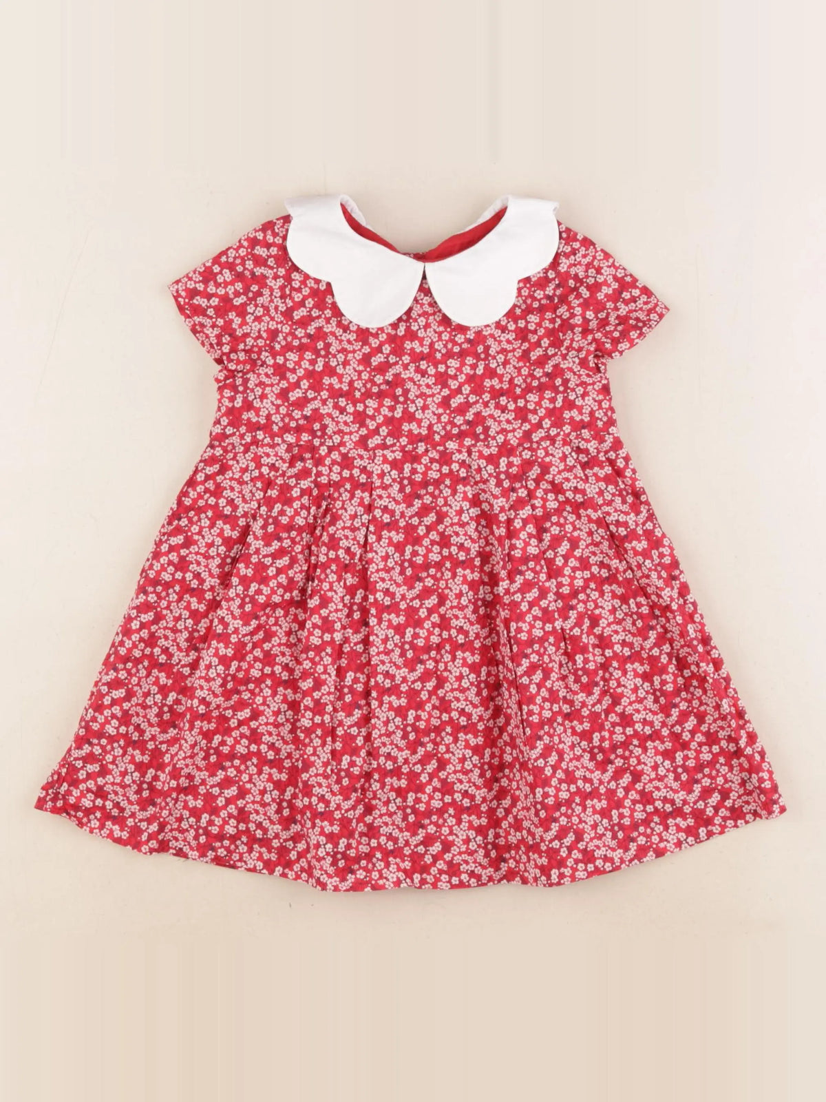 Jacadi - robe rouge - 18 mois