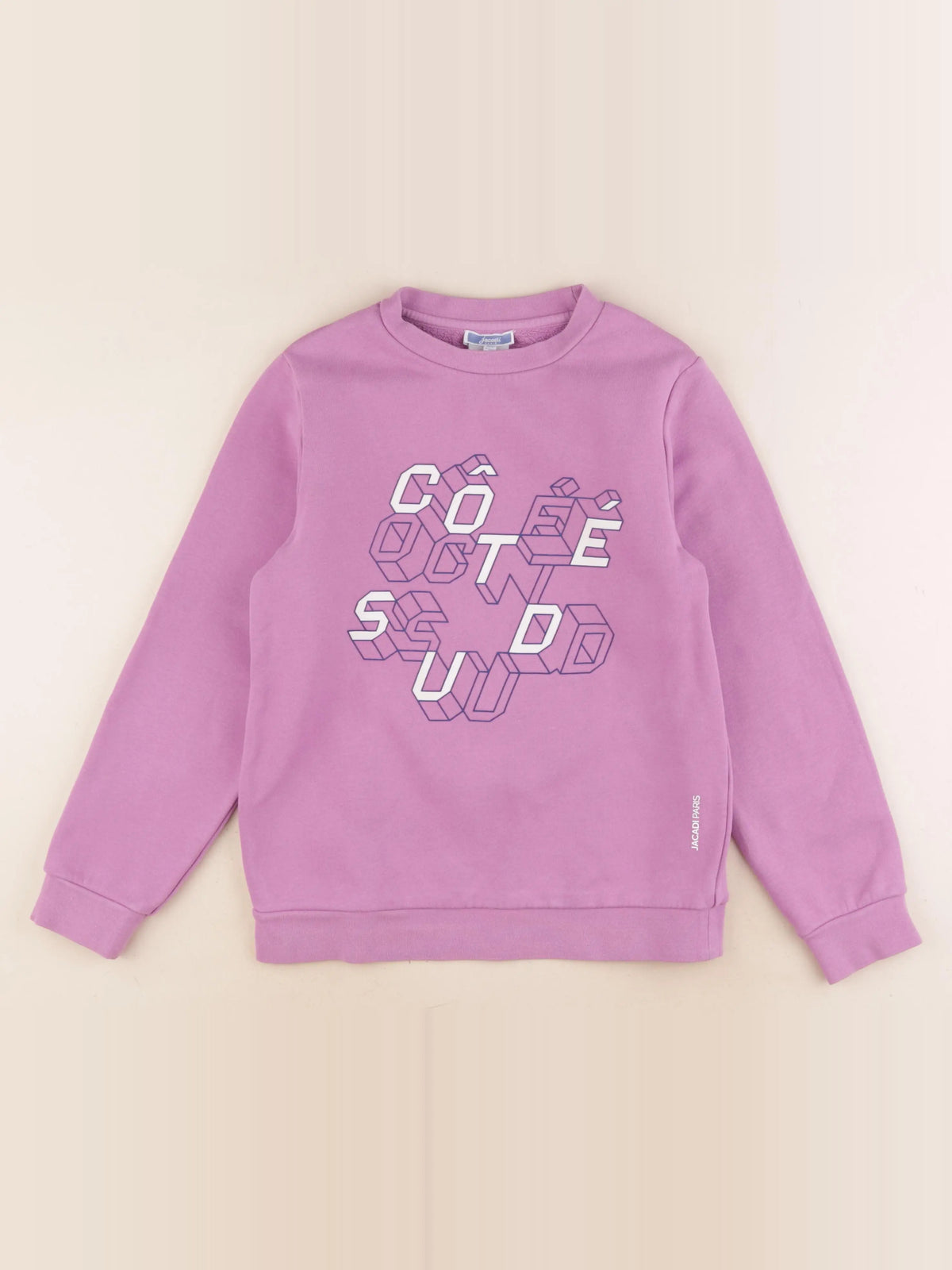 Jacadi - sweat violet - 10 ans