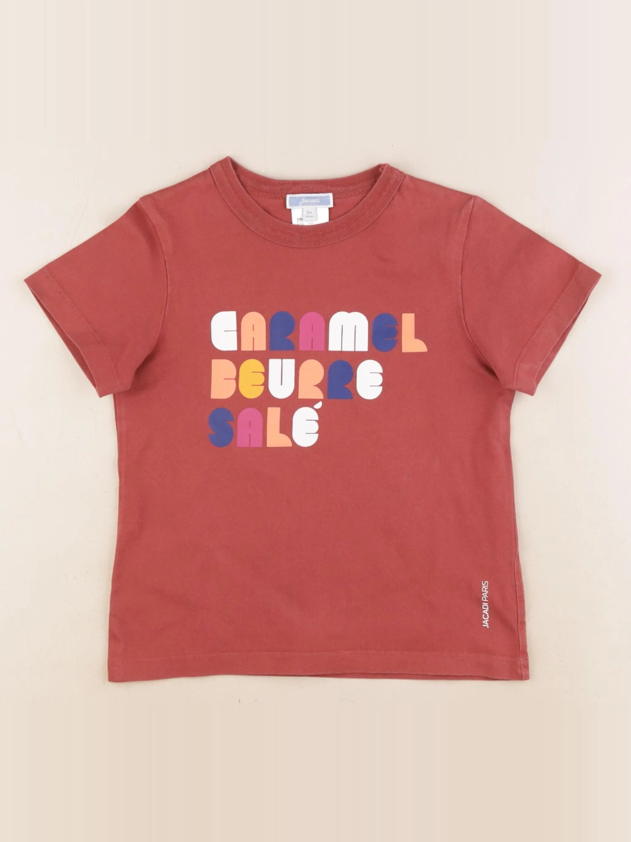 Jacadi - tee-shirt marron - 6 ans