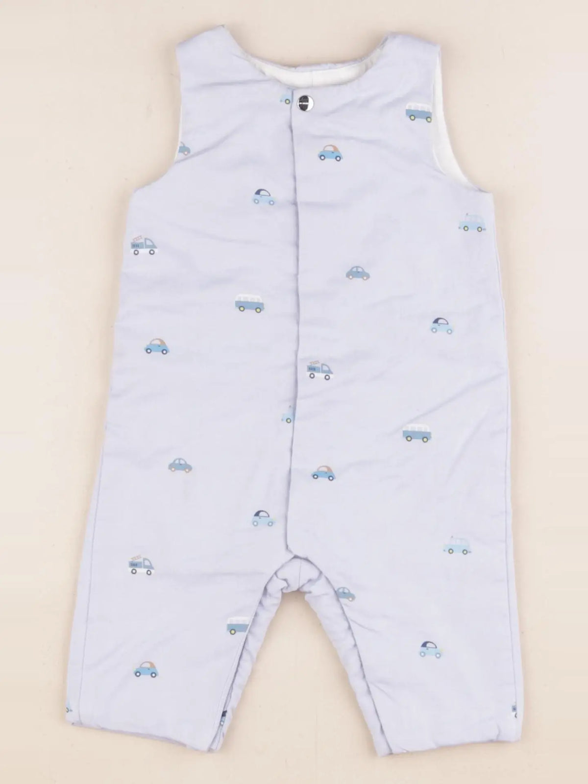 Jacadi - combinaison doublé bleu - 3 mois