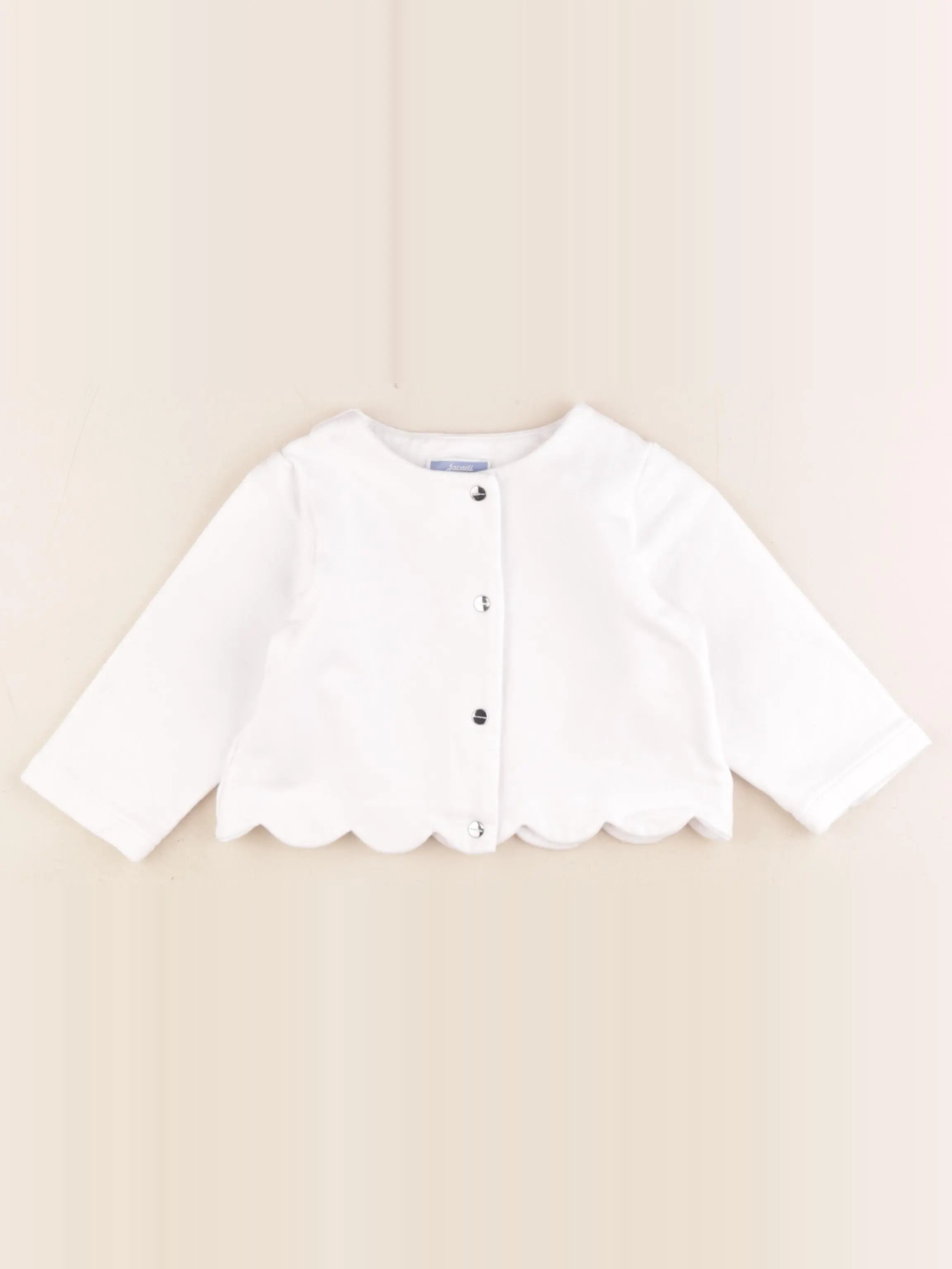 Jacadi - sweat blanc - 18 mois