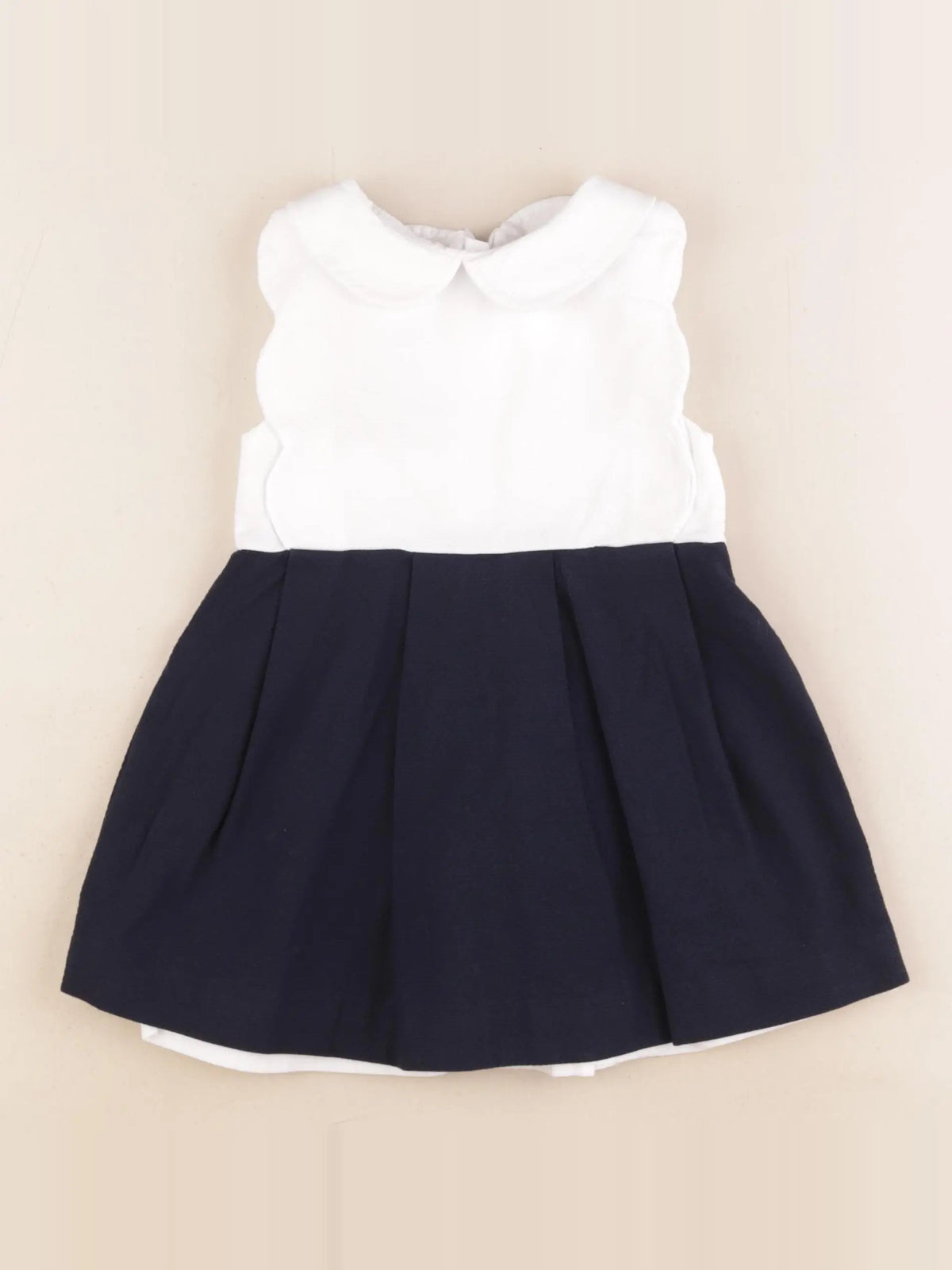 Jacadi - robe bleu, blanc - 24 mois