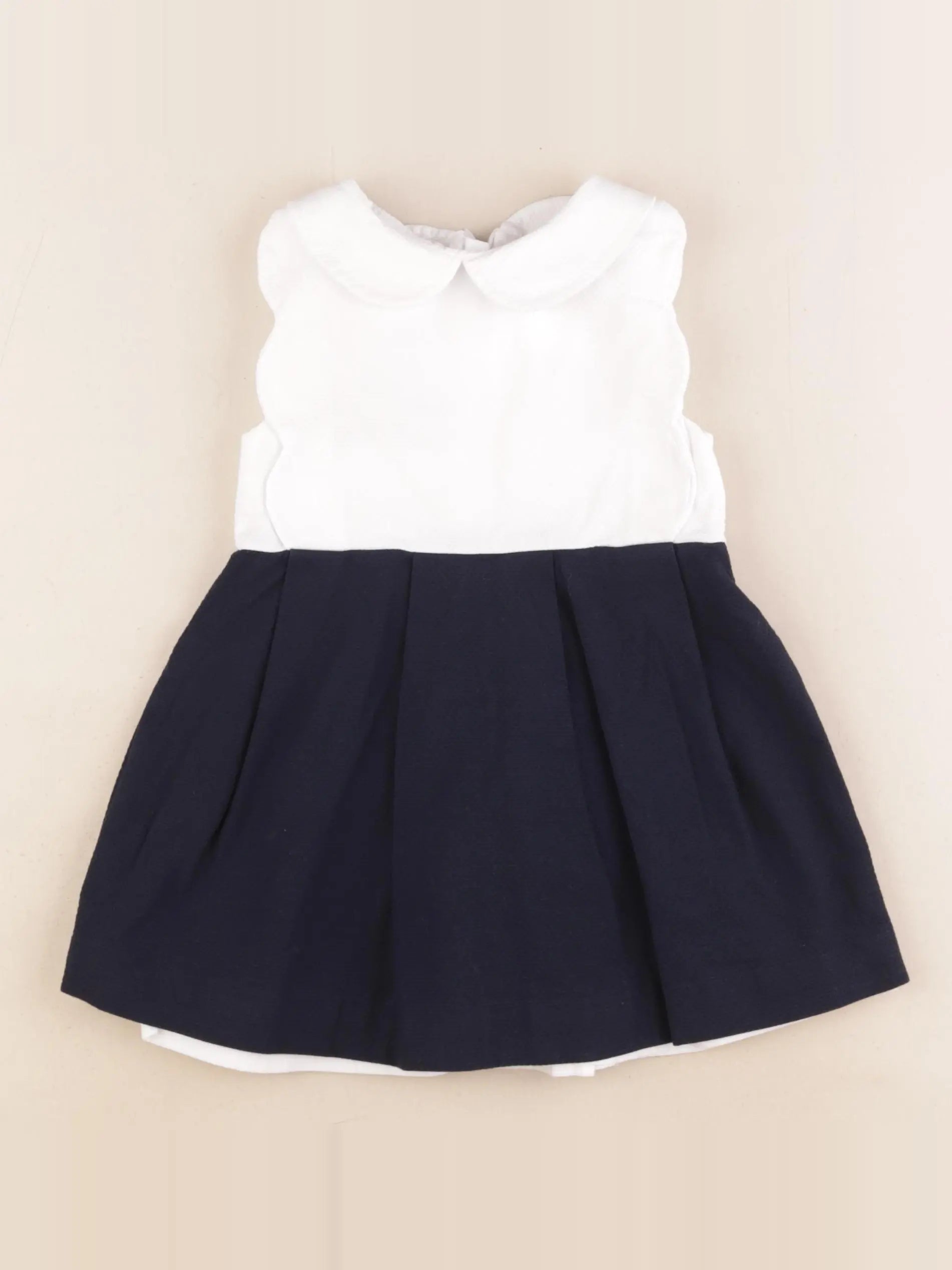 Jacadi - robe bleu, blanc - 24 mois