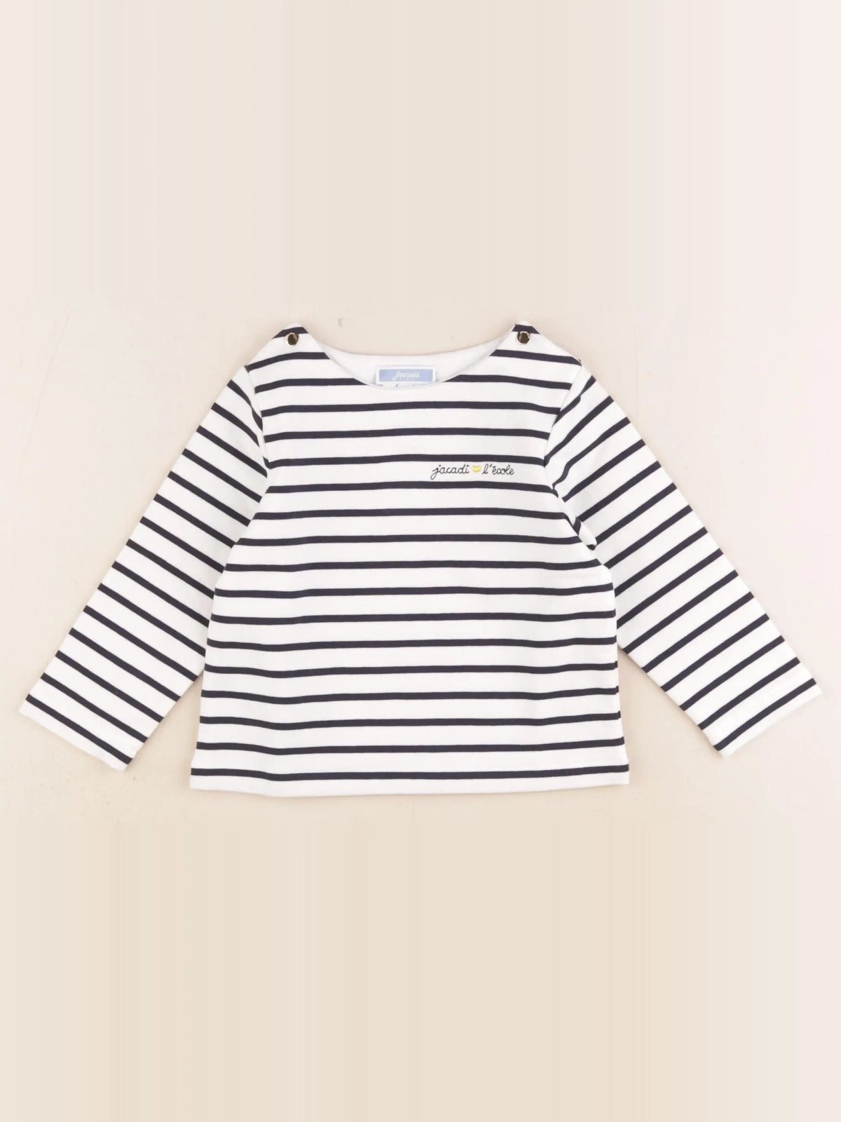 Jacadi - sweat bleu, blanc - 18 mois