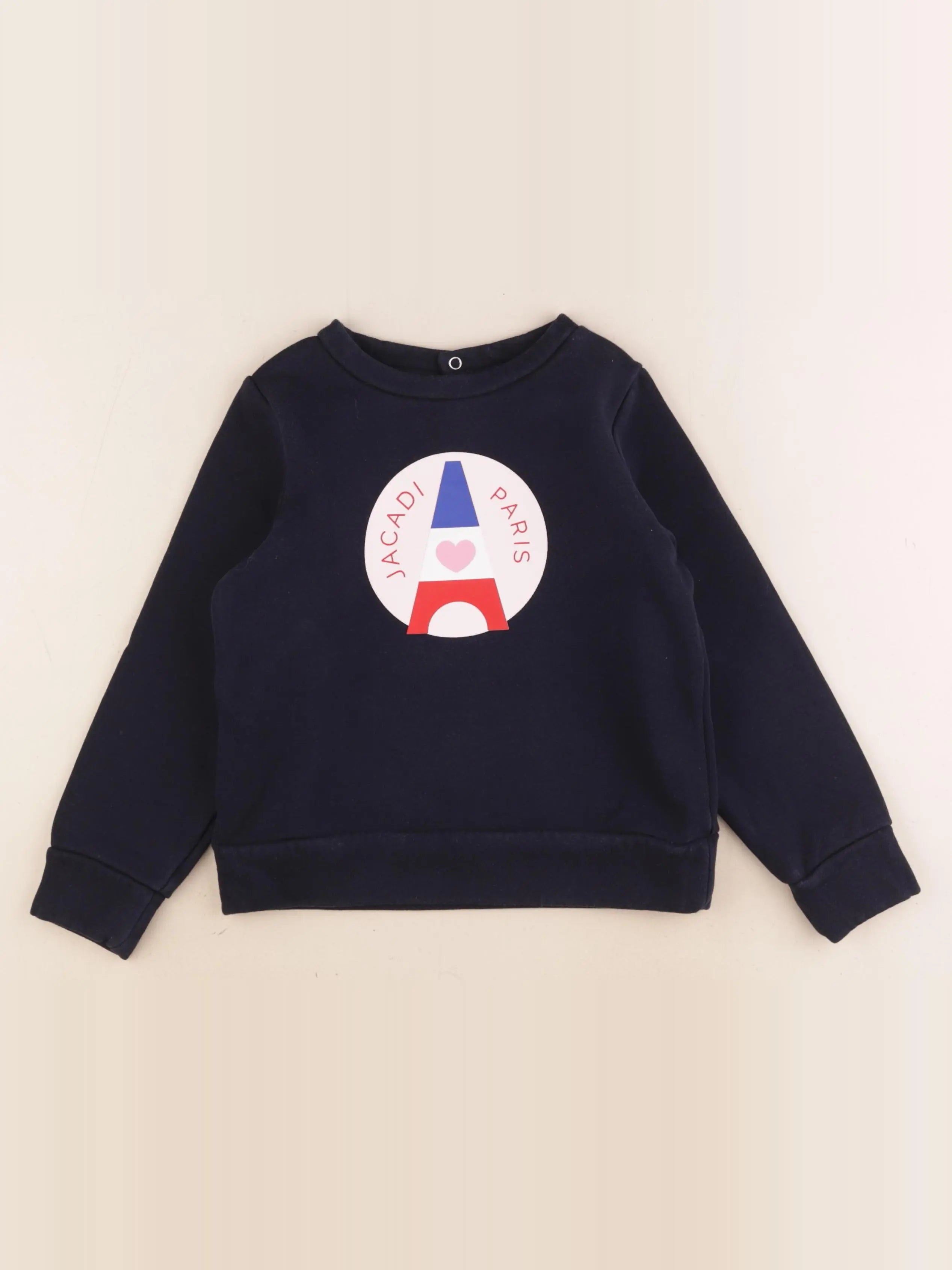 Jacadi - sweat bleu - 6 ans