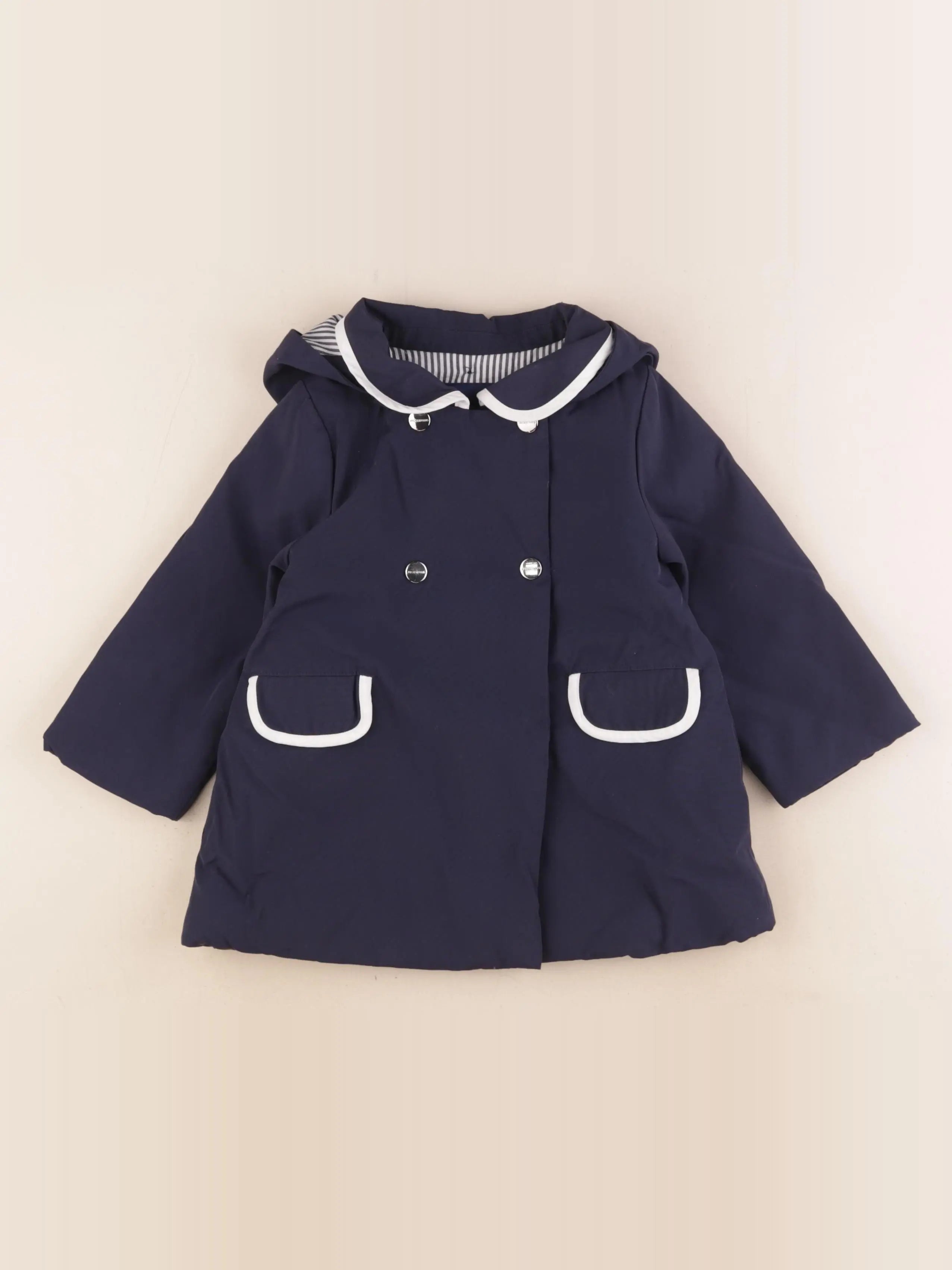 Jacadi - manteau bleu - 24 mois