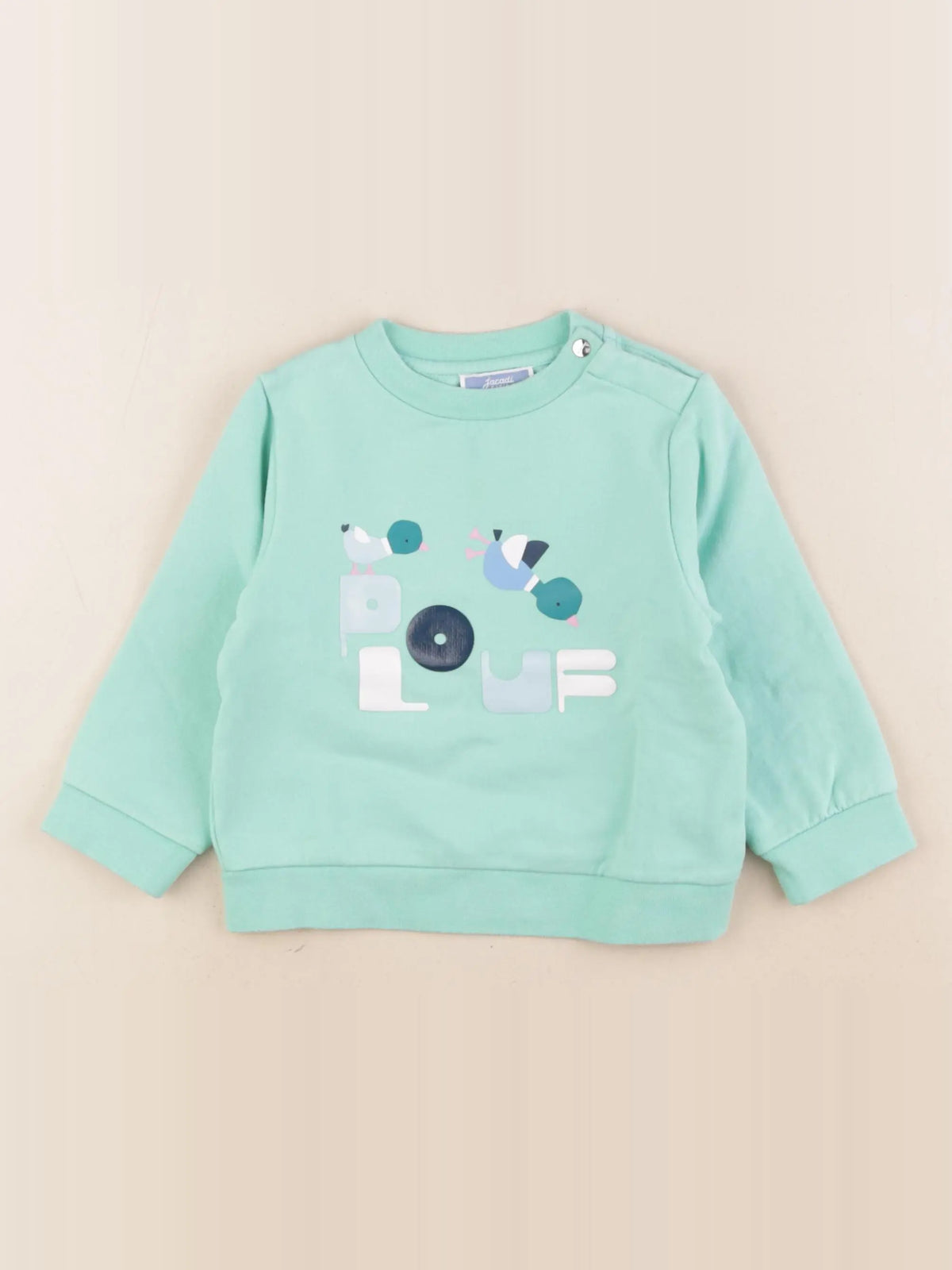 Jacadi - sweat vert - 24 mois