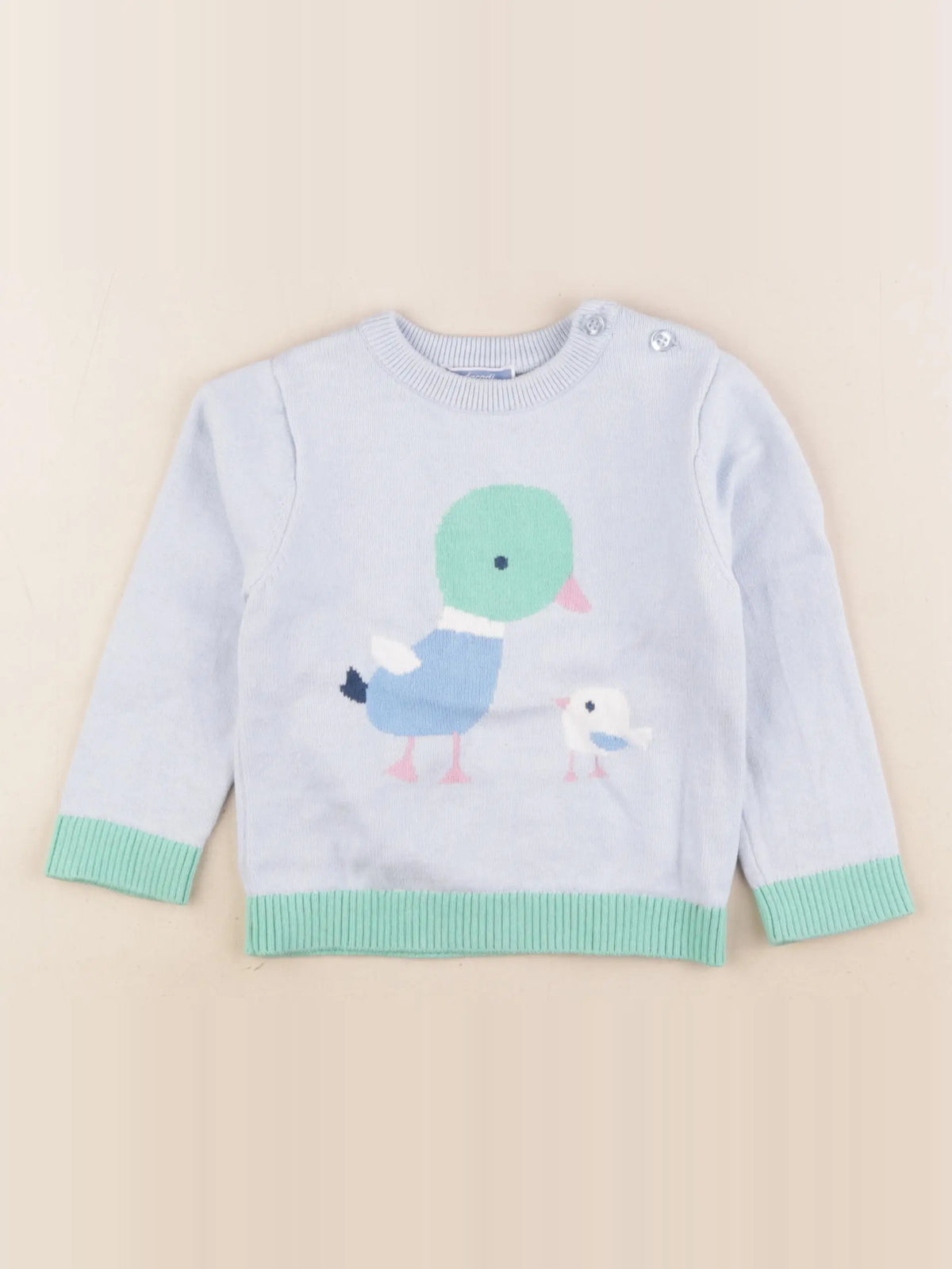 Jacadi - pull bleu - 24 mois