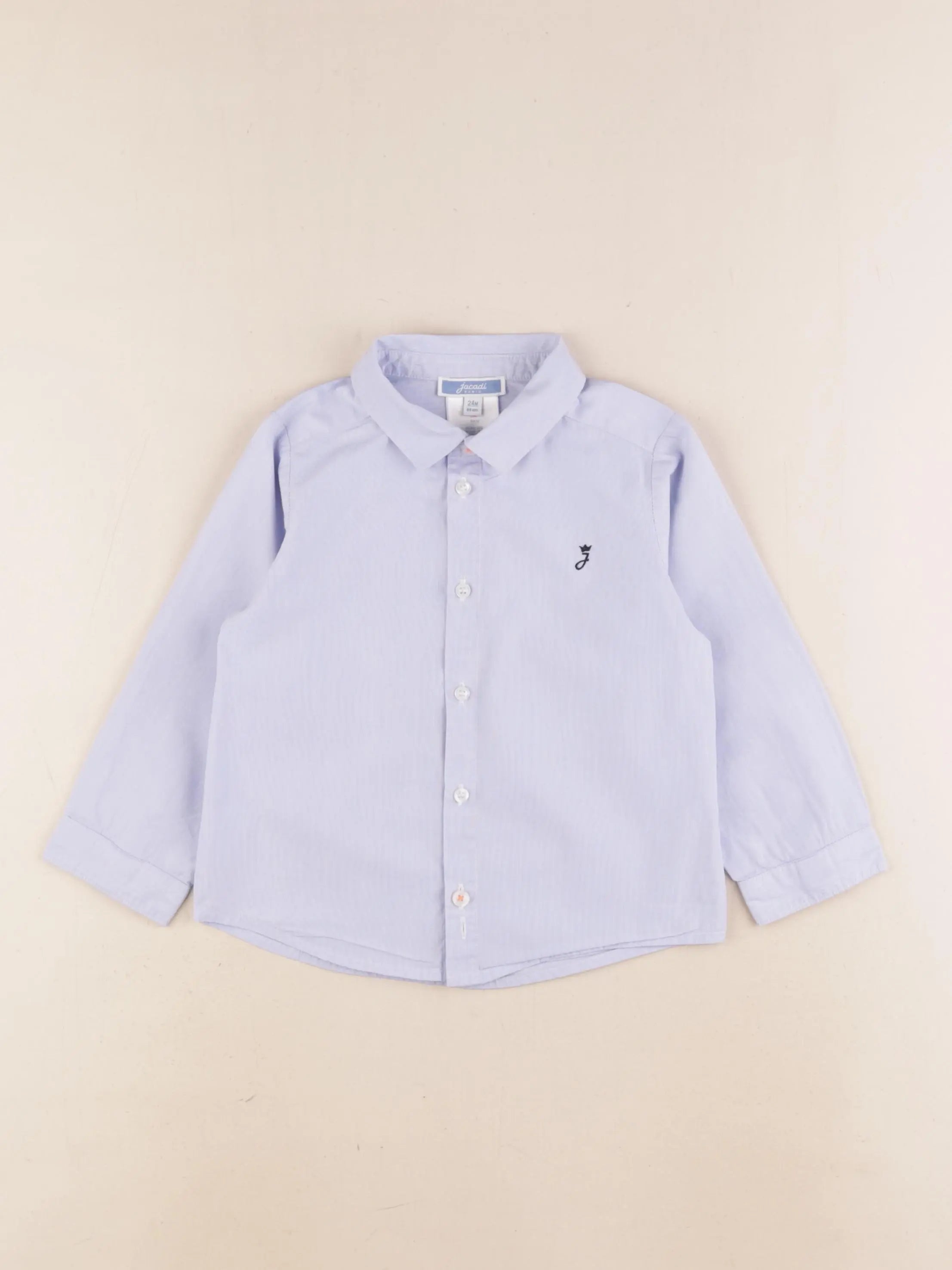 Jacadi - chemise bleu - 24 mois