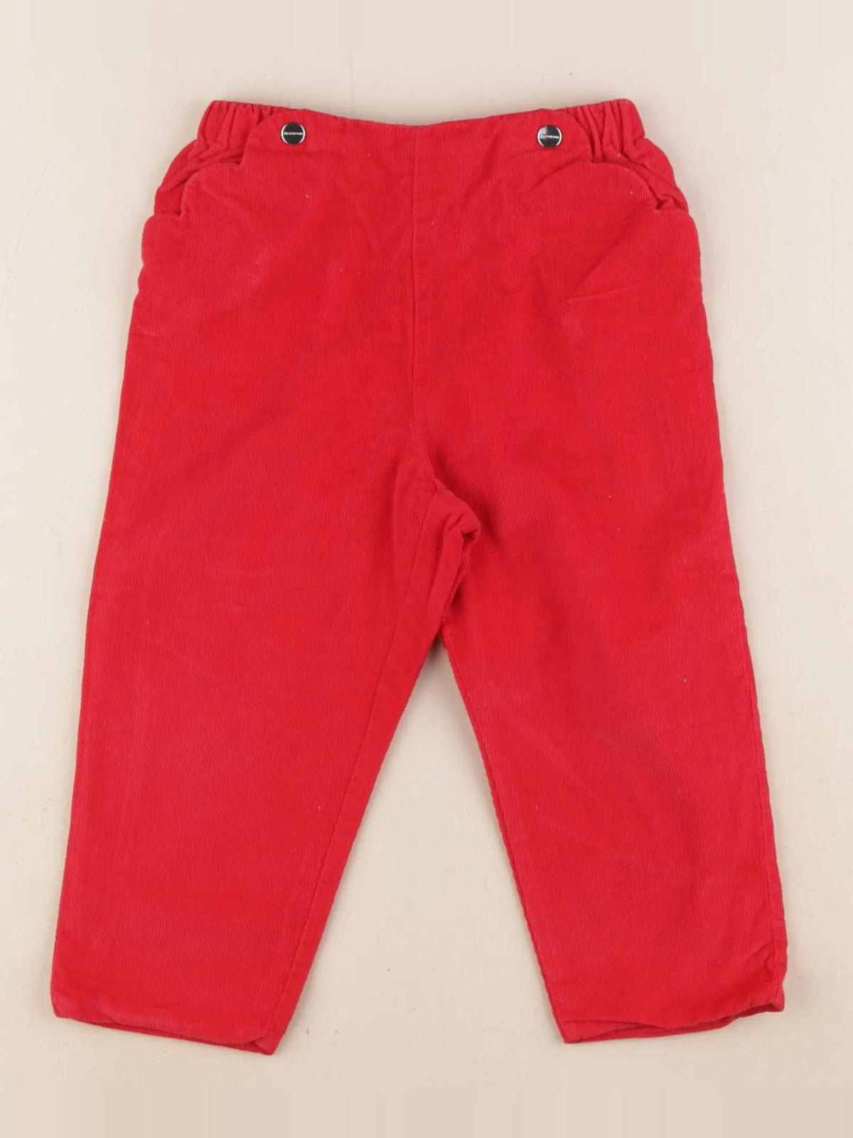 Jacadi - pantalon rouge - 24 mois