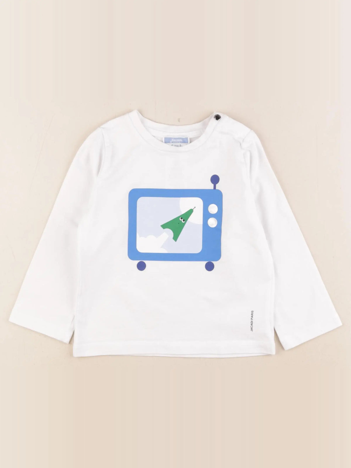 Jacadi - tee-shirt blanc - 36 mois