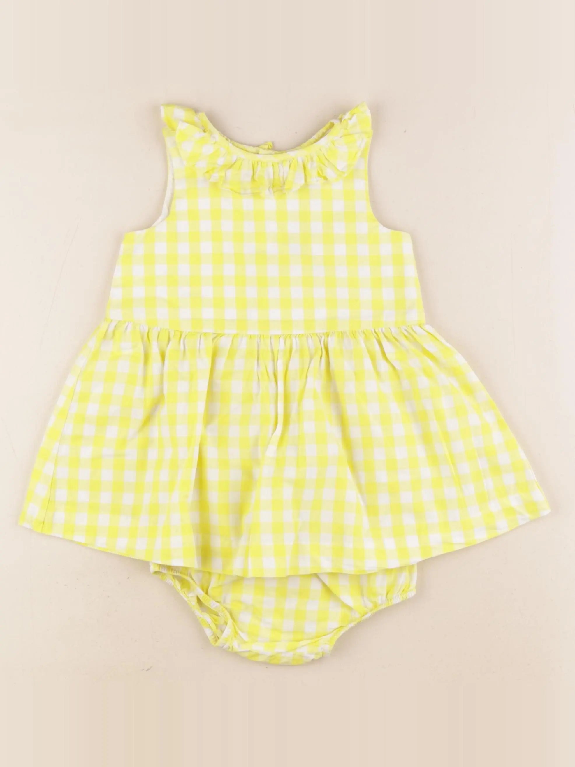 Jacadi - robe jaune - 12 mois