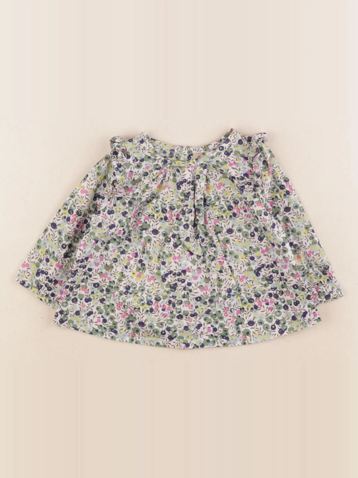 Jacadi - blouse liberty multicolore - 6 mois