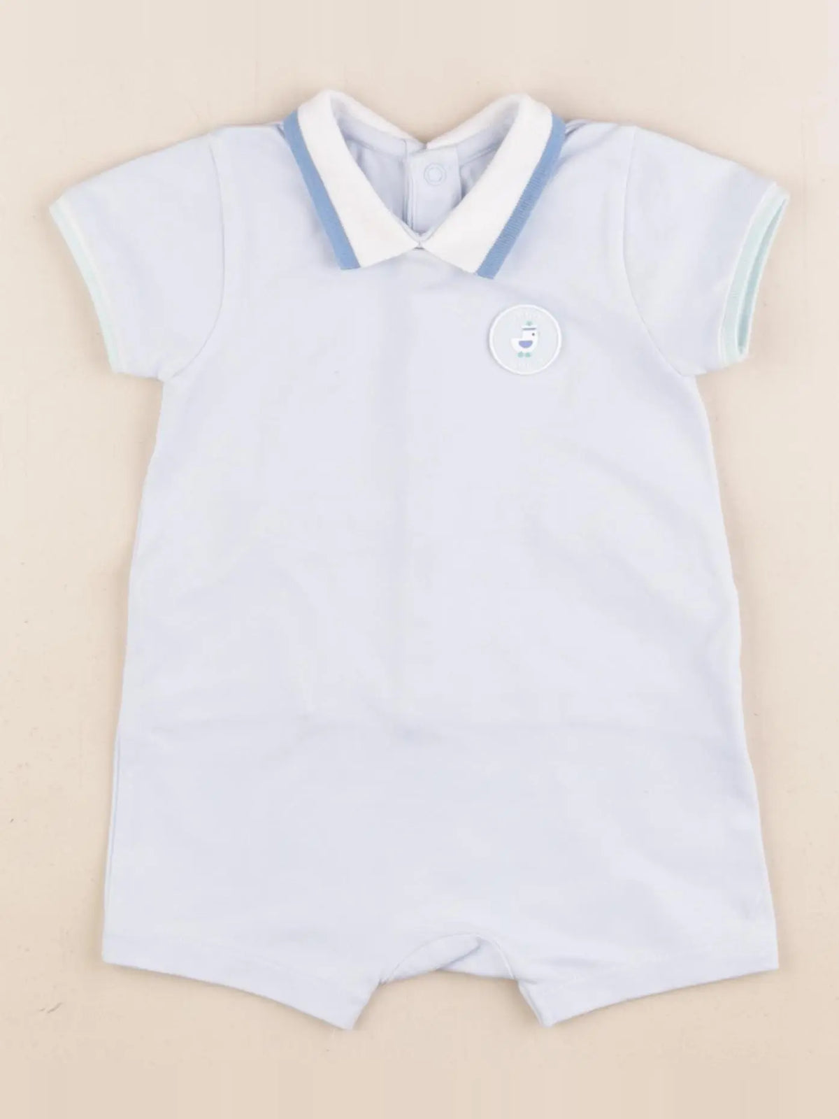 Jacadi - combinaison bleu - 6 mois