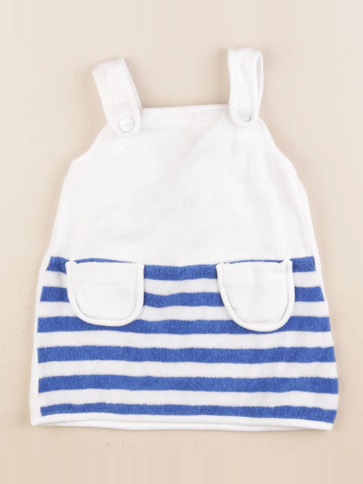 Jacadi - robe bleu, blanc - 18 mois
