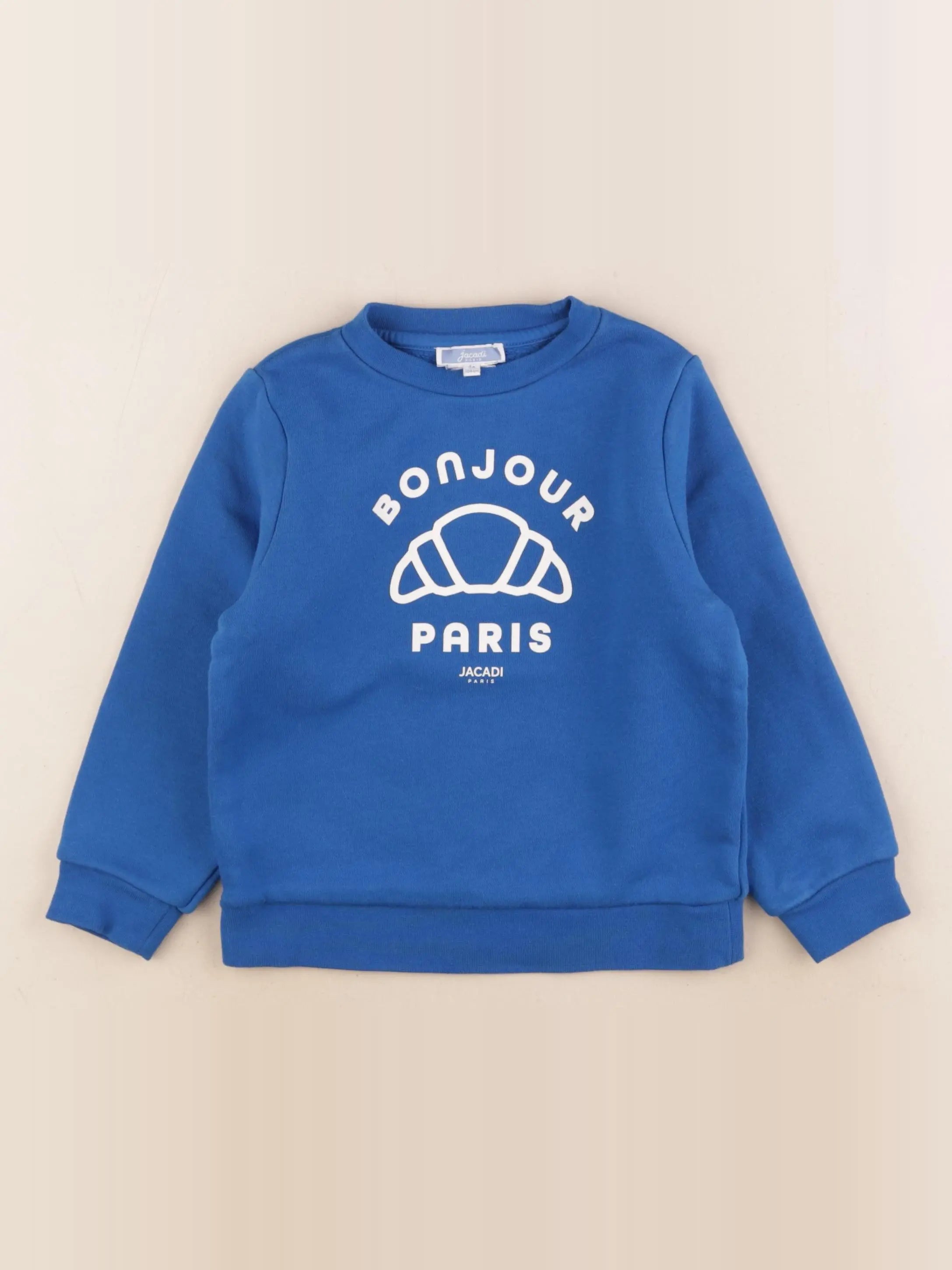 Jacadi - sweat bleu - 4 ans