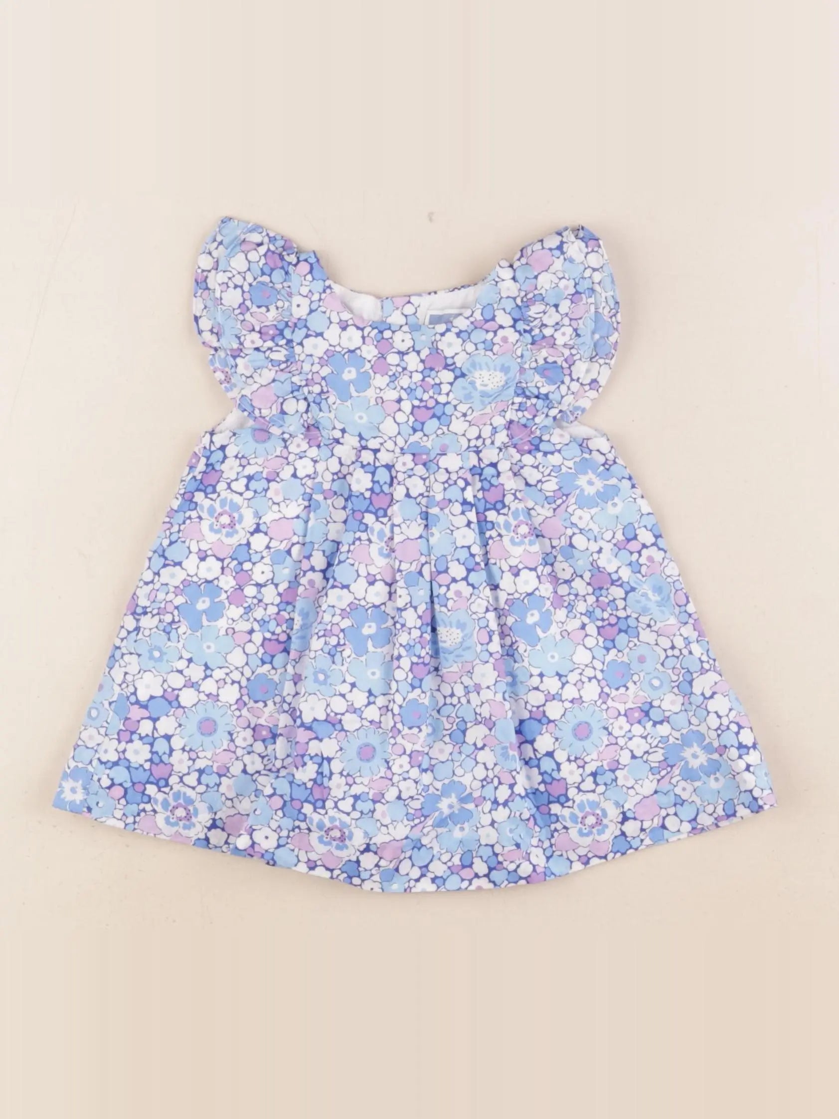 Jacadi - robe liberty bleu - 3 mois