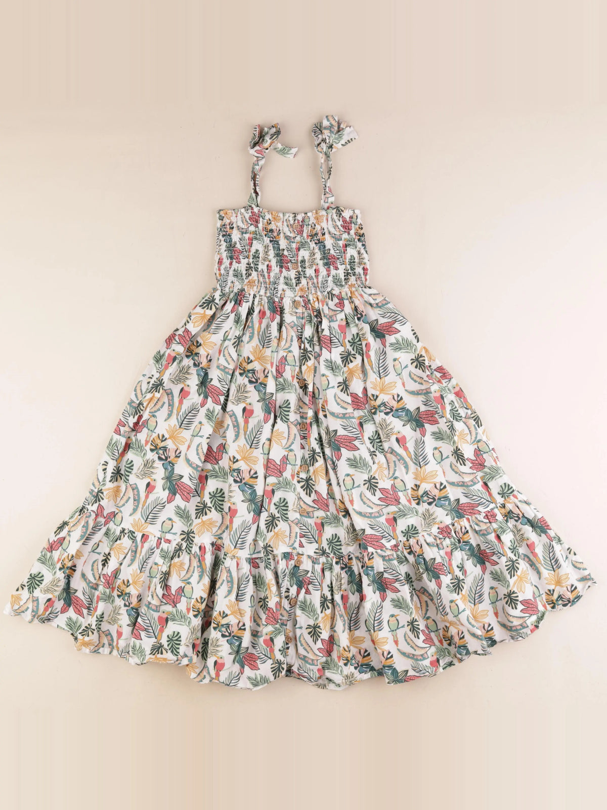 Vertbaudet - robe multicolore - 6 ans