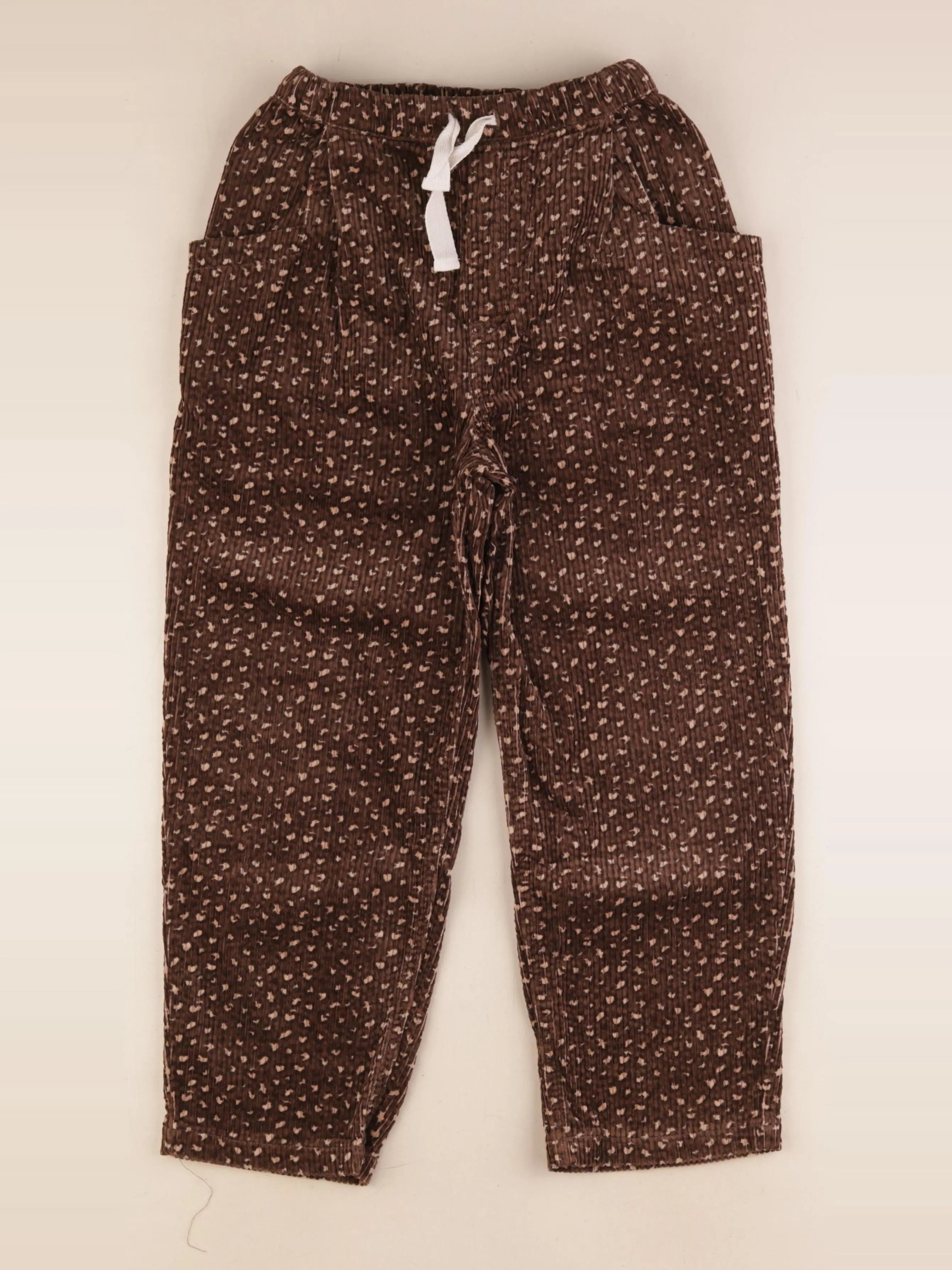 Vertbaudet - pantalon marron - 9 ans