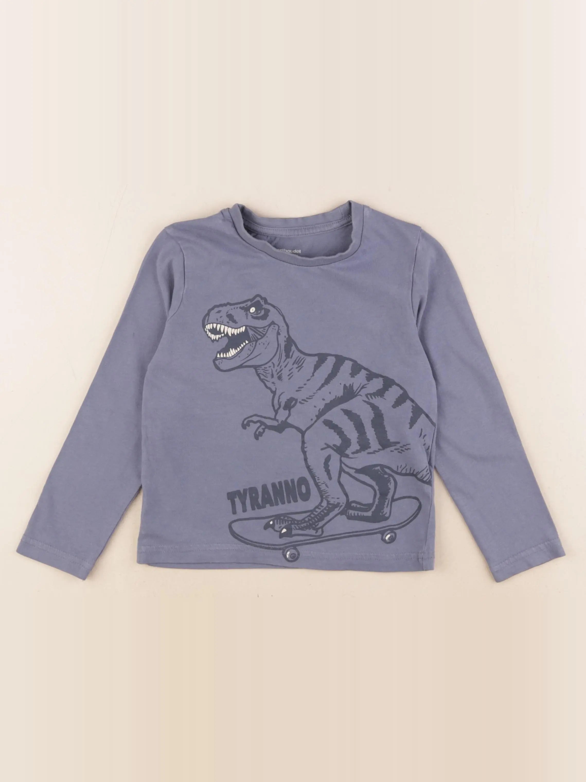 Vertbaudet - tee-shirt bleu - 4 ans