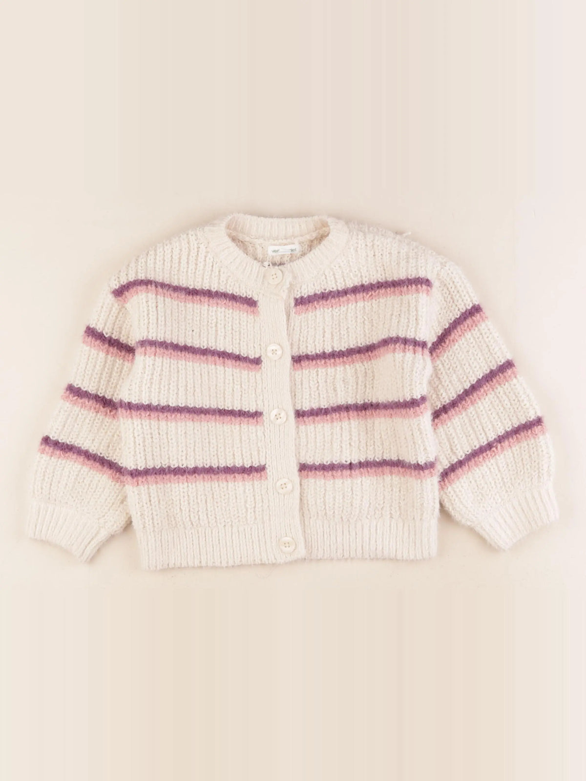 Vertbaudet - gilet beige - 5 ans