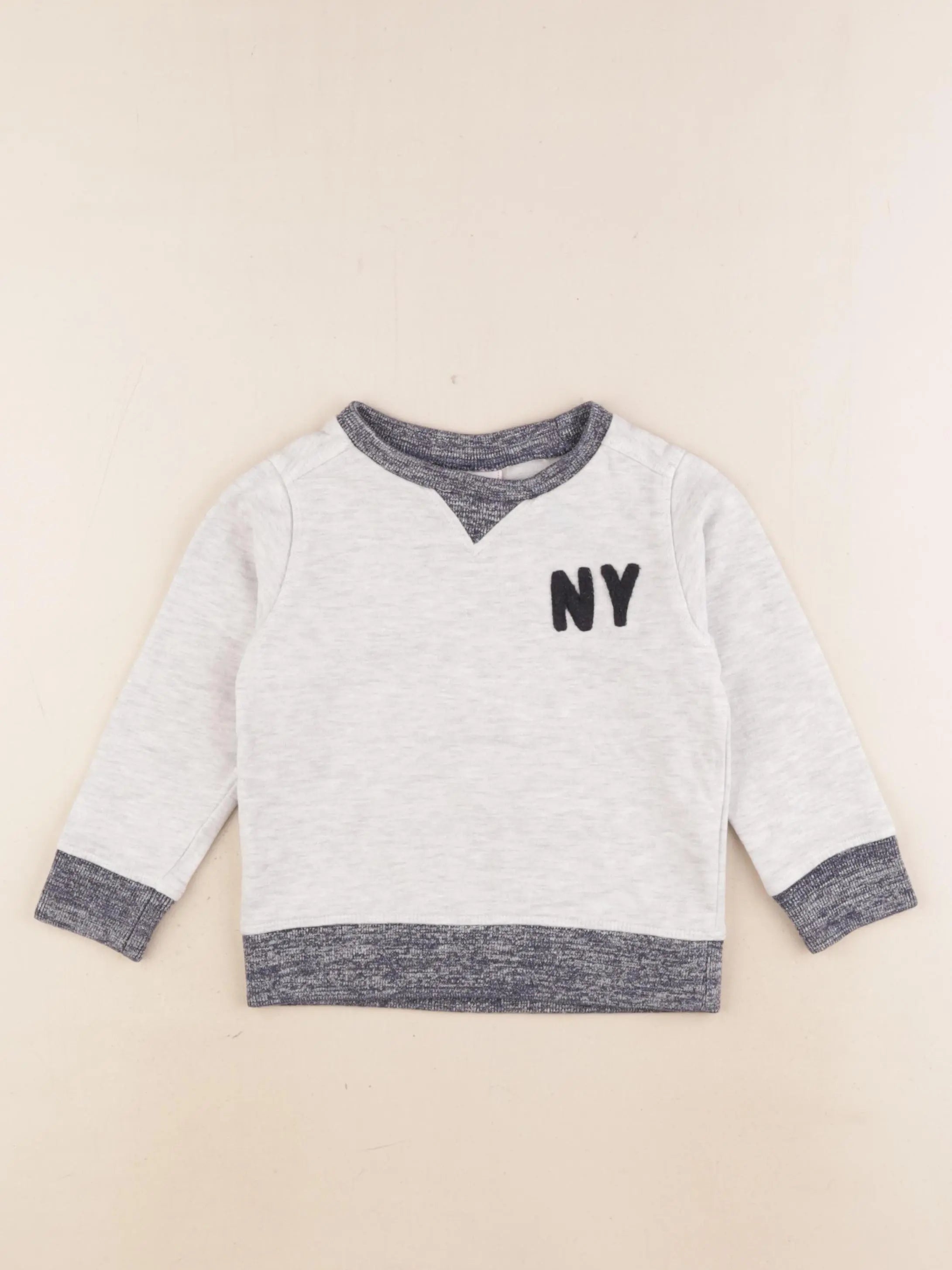 Tape à l'oeil - sweat gris - 2 ans