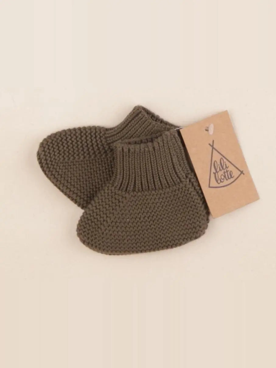 Lililotte - chaussons vert - pointure 15/16