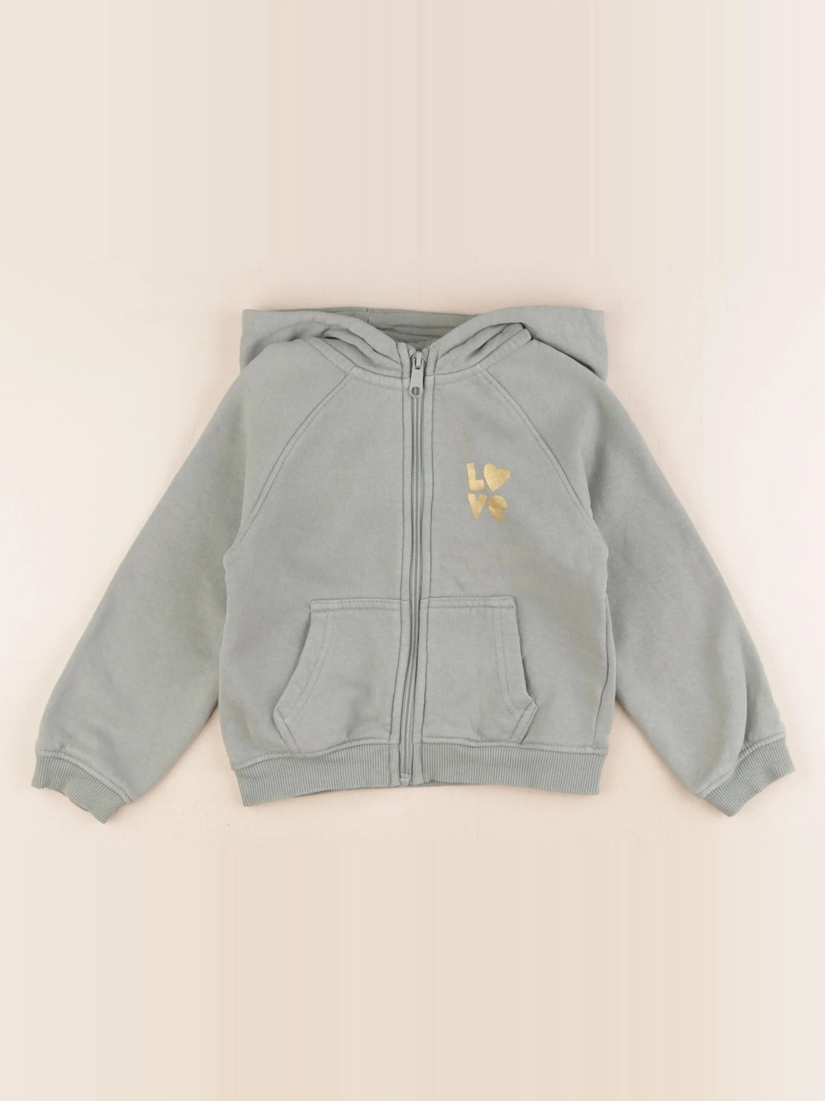 Vertbaudet - sweat vert - 5 ans