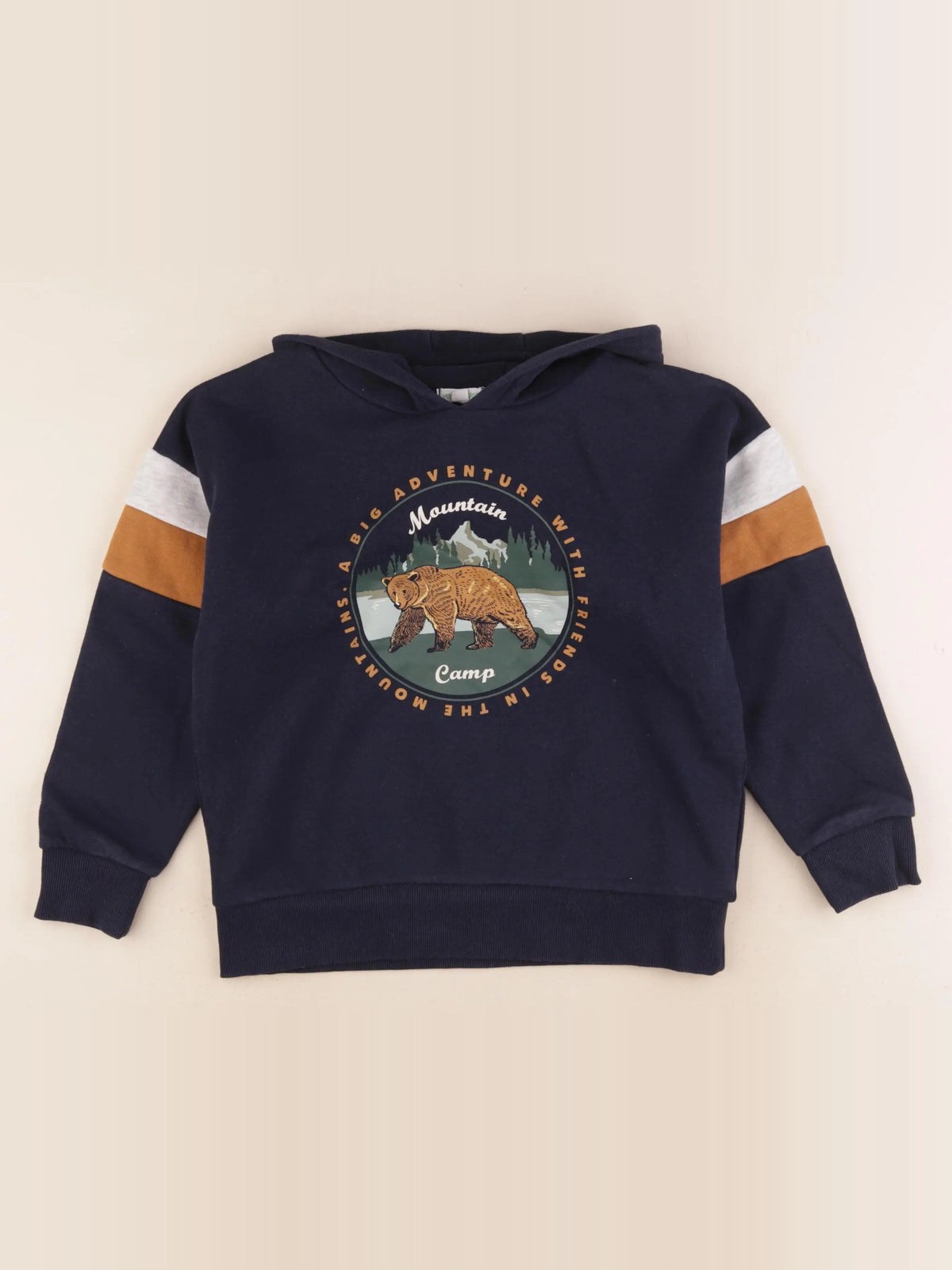 Vertbaudet - sweat bleu - 8 ans