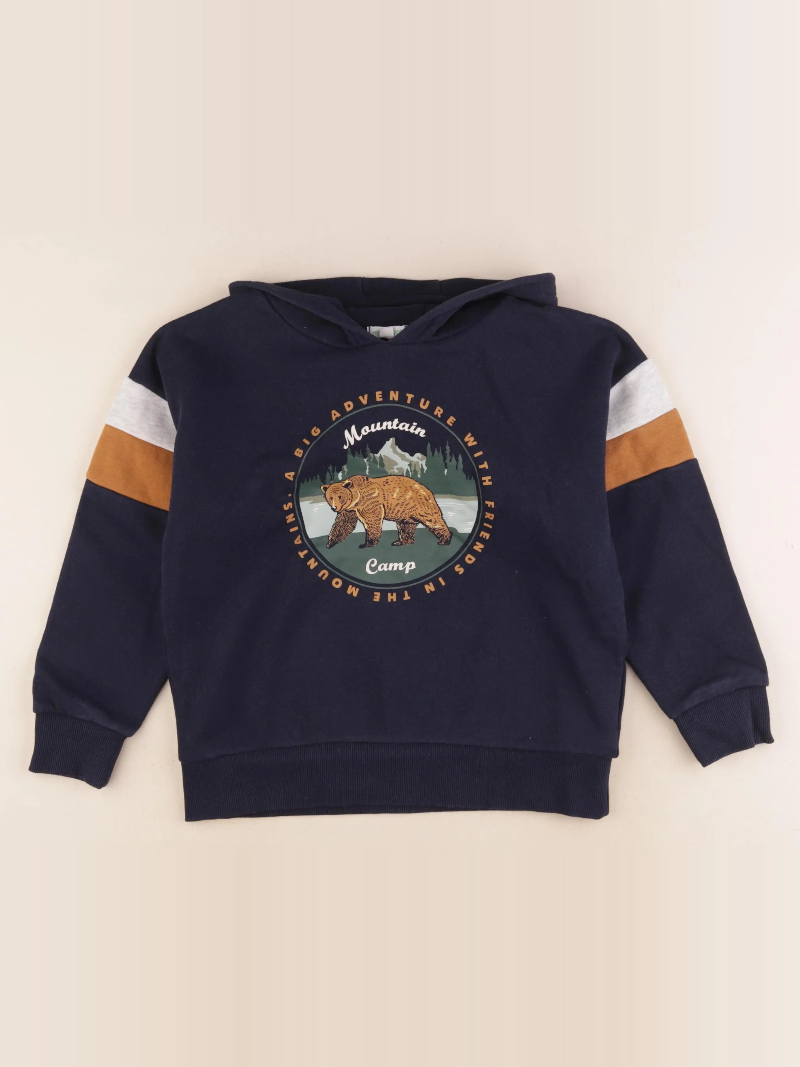 Vertbaudet - sweat bleu - 8 ans