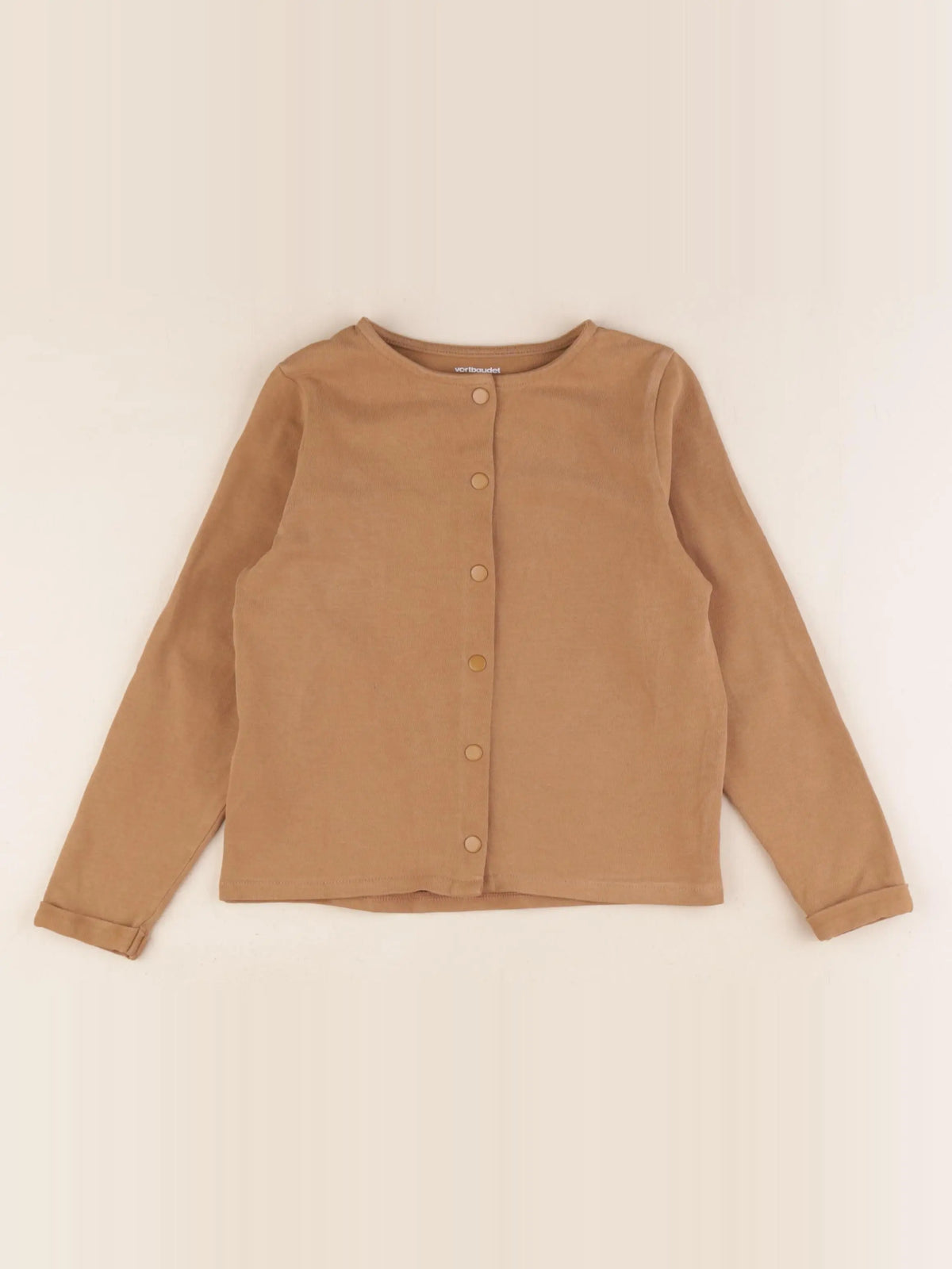Vertbaudet - tee-shirt marron - 5 ans