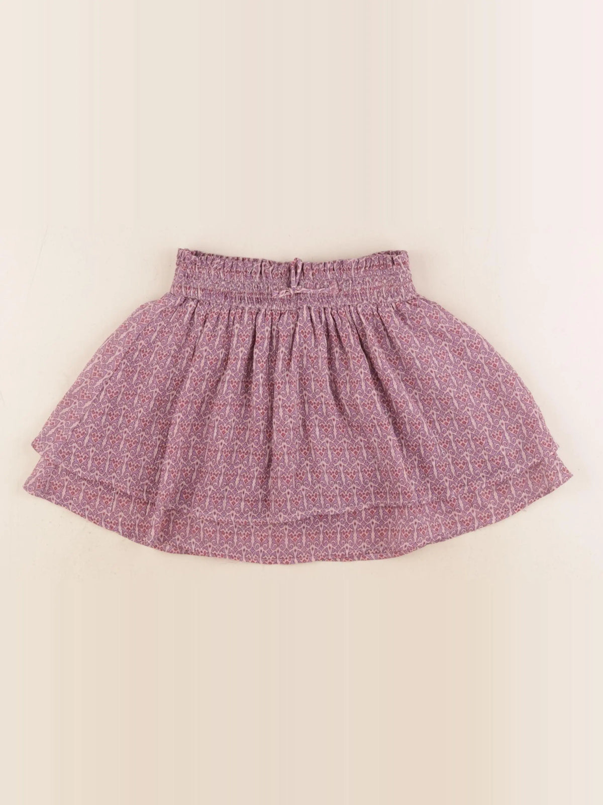 Zara - jupe violet, rose, argent - 8 ans