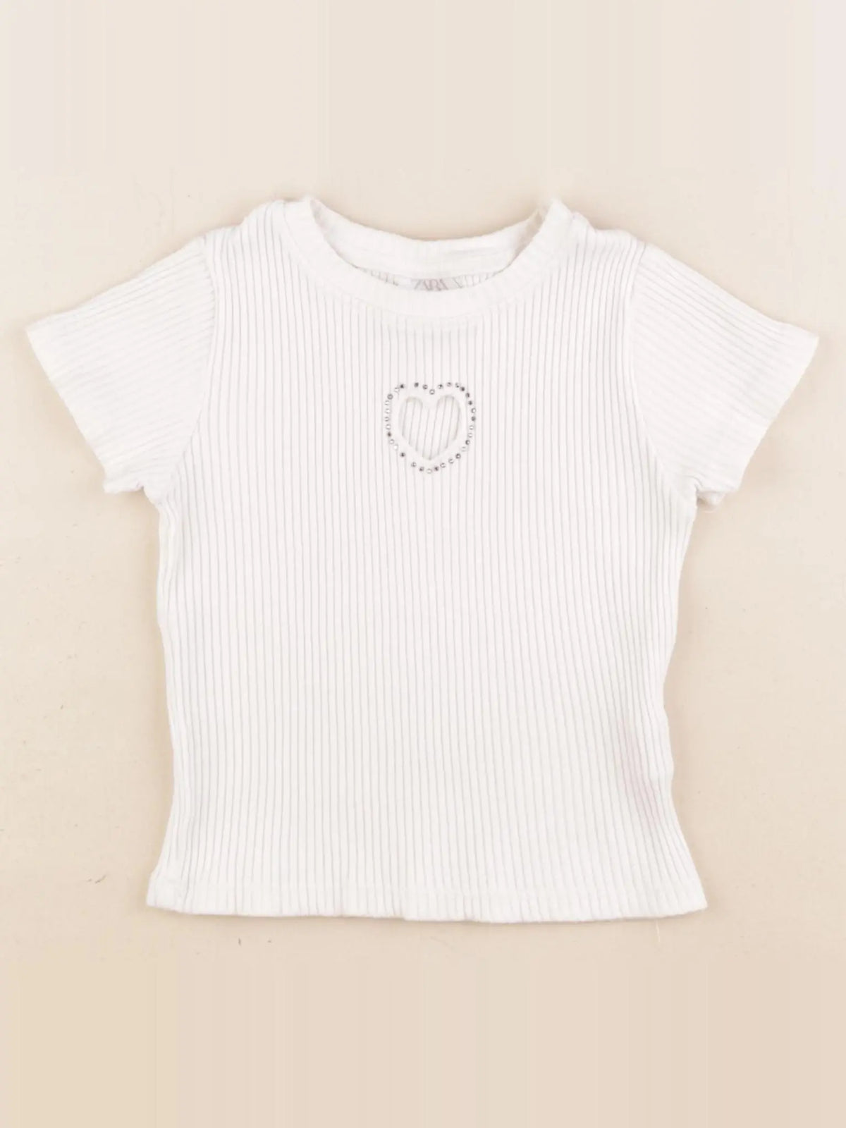 Zara - tee-shirt blanc - 6/7 ans