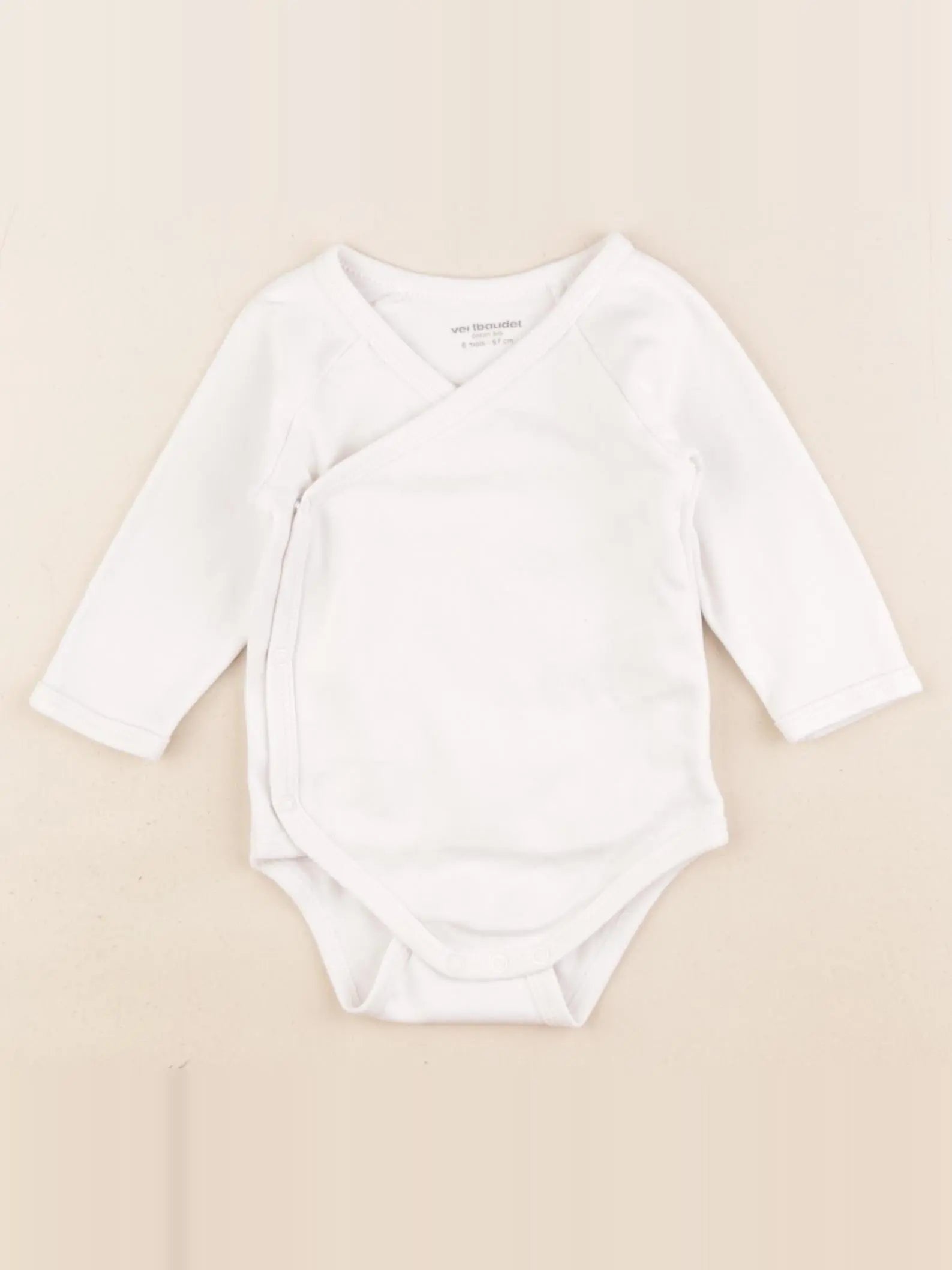 Vertbaudet - body blanc - 6 mois