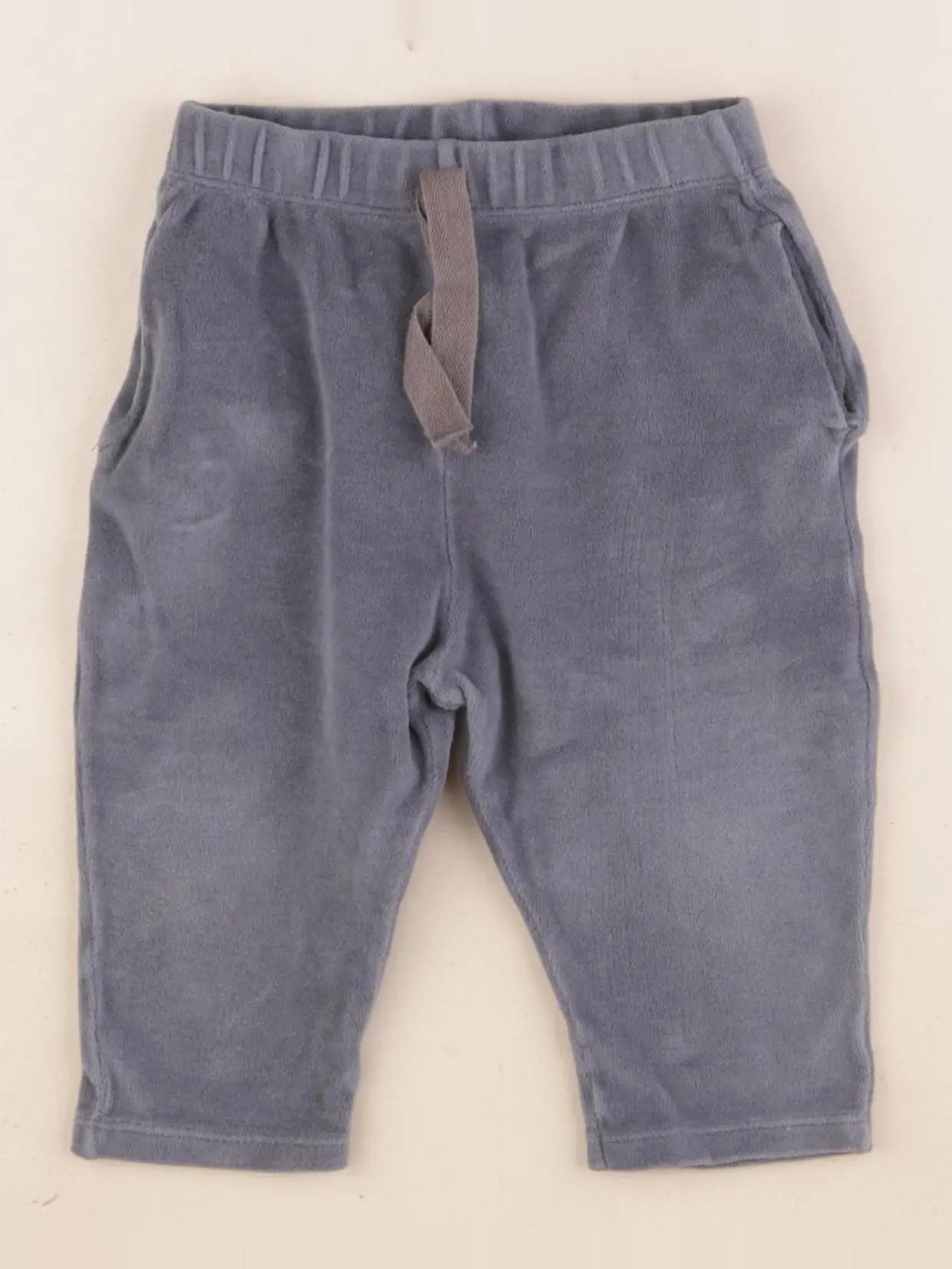 Petit Bateau - jogging bleu - 12 mois