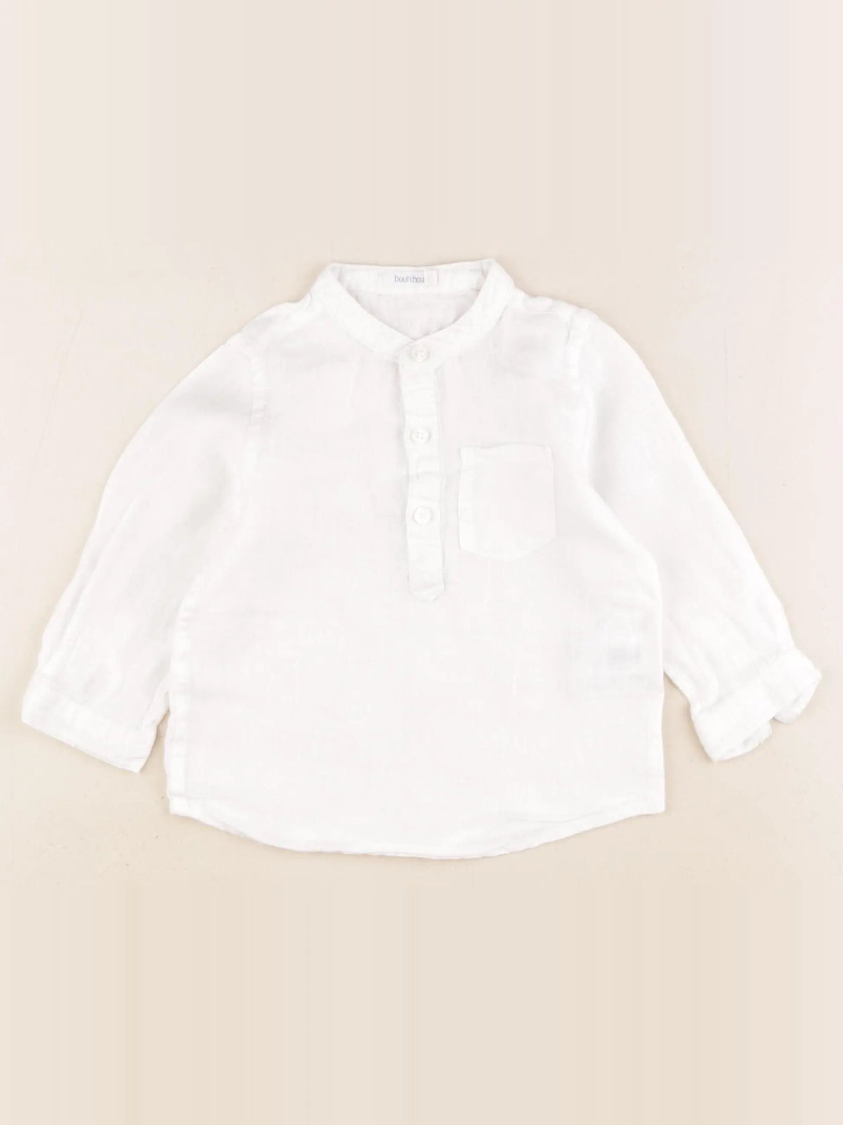 Boutchou - chemise blanc - 12 mois