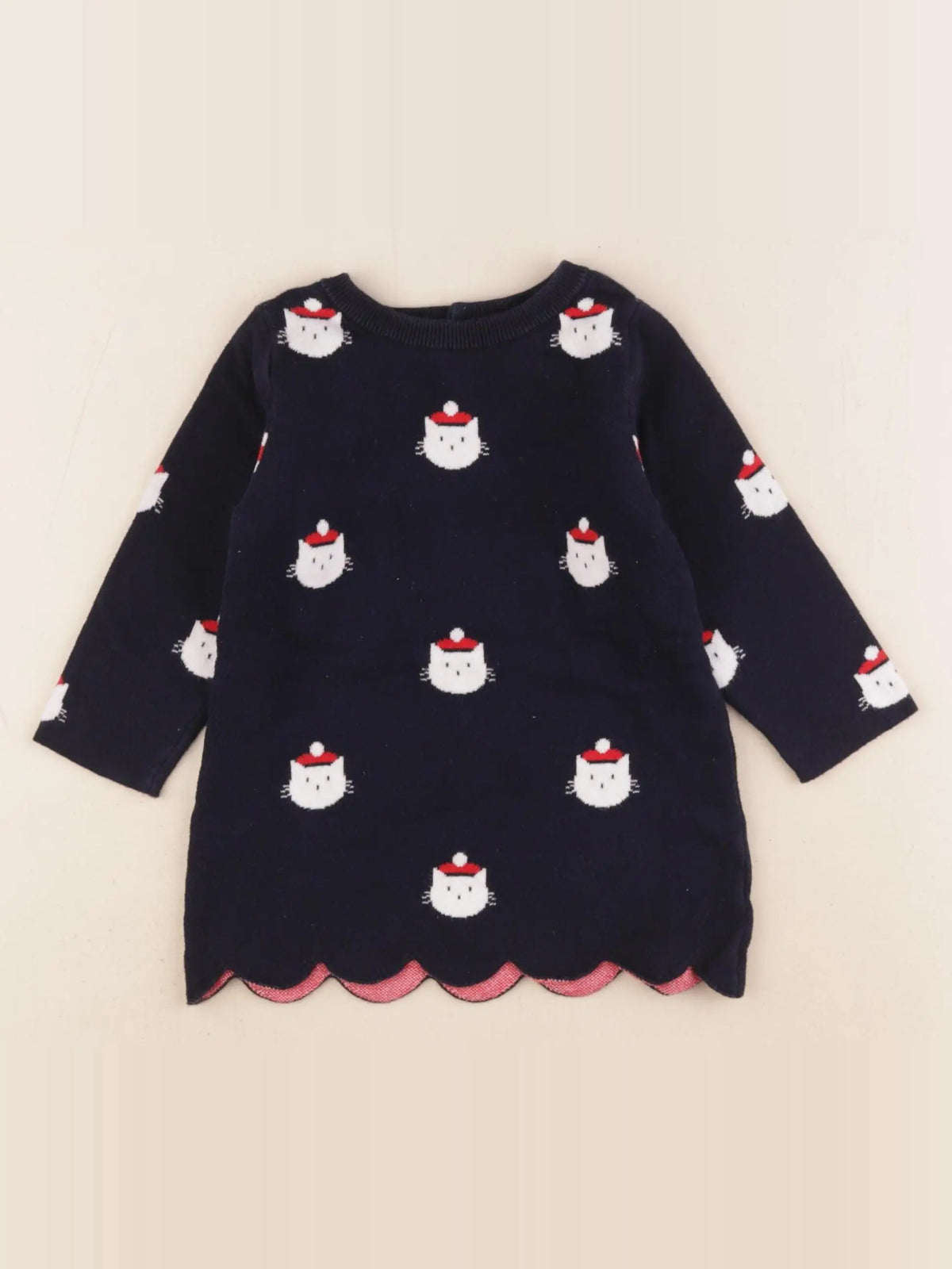 Jacadi - robe bleu - 12 mois