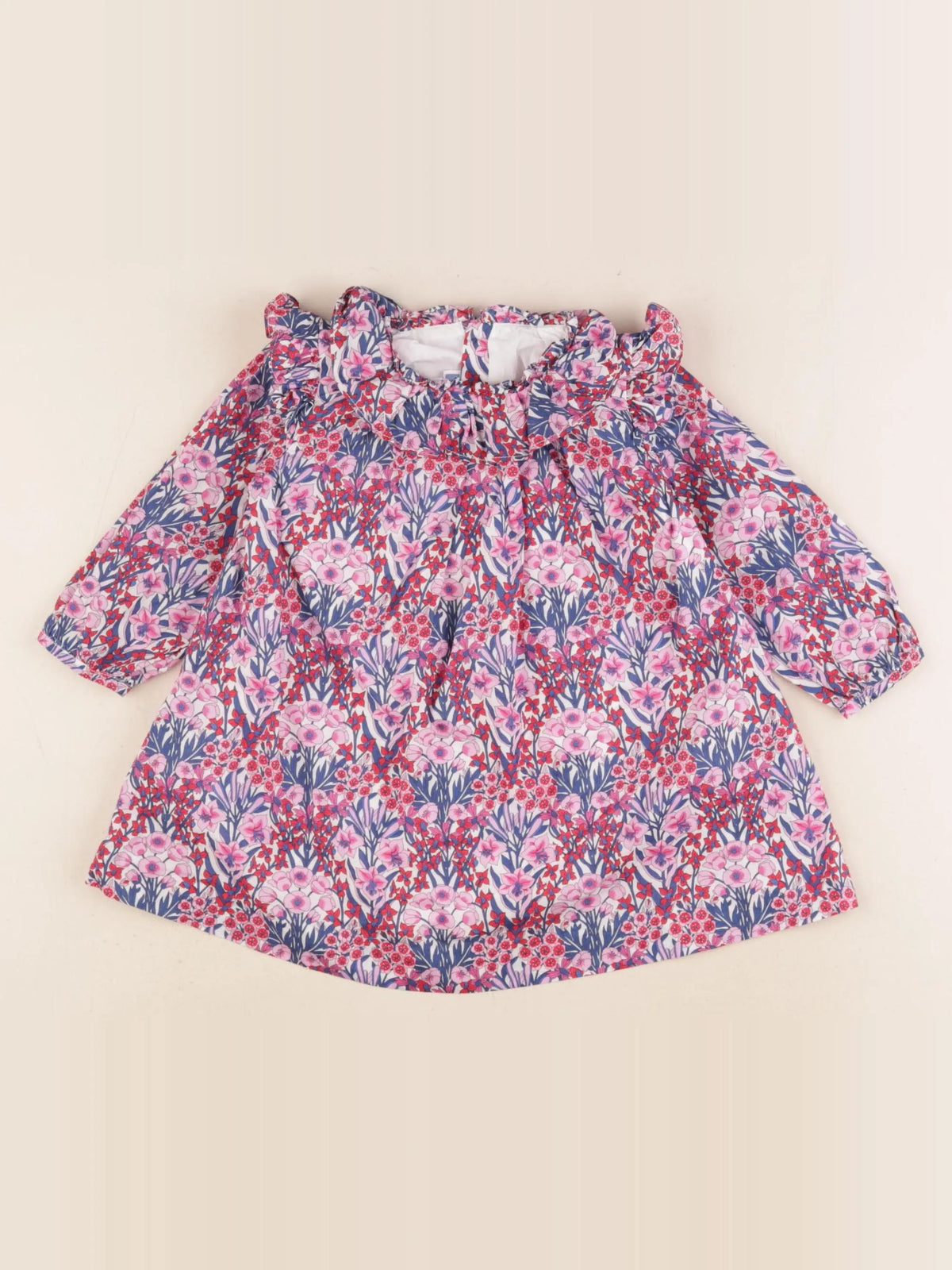 Jacadi - robe liberty rose - 12 mois