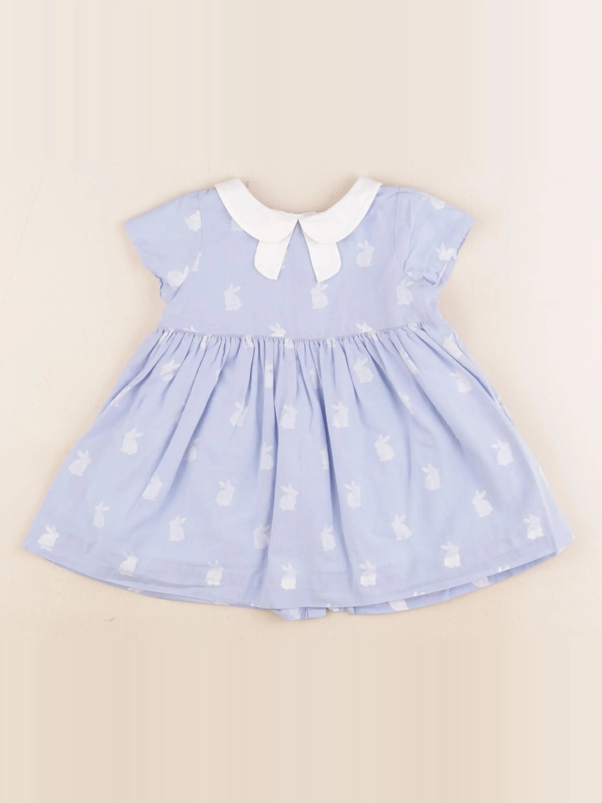 Jacadi - robe bleu - 12 mois