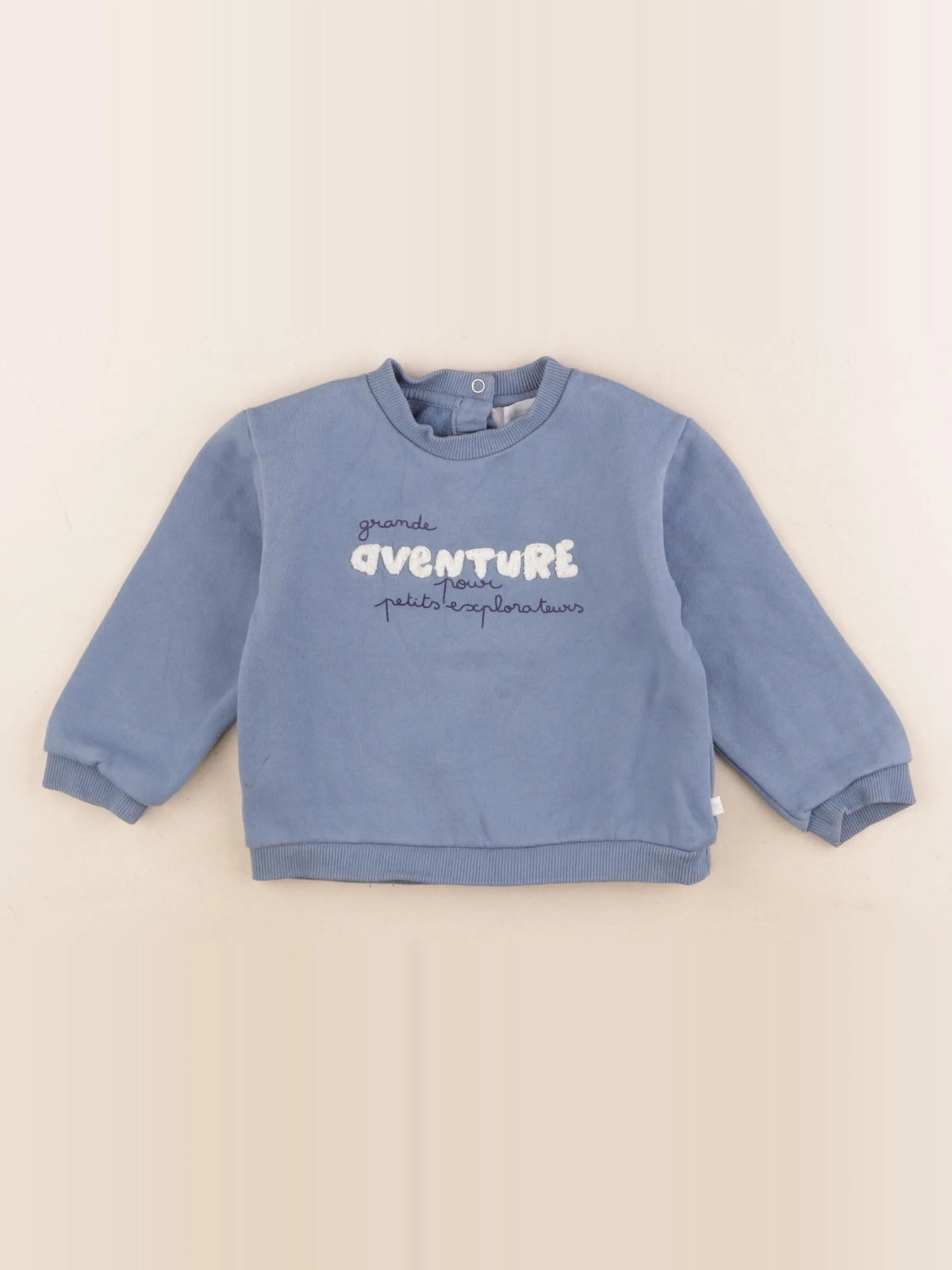 Tape à l'oeil - sweat bleu - 24 mois