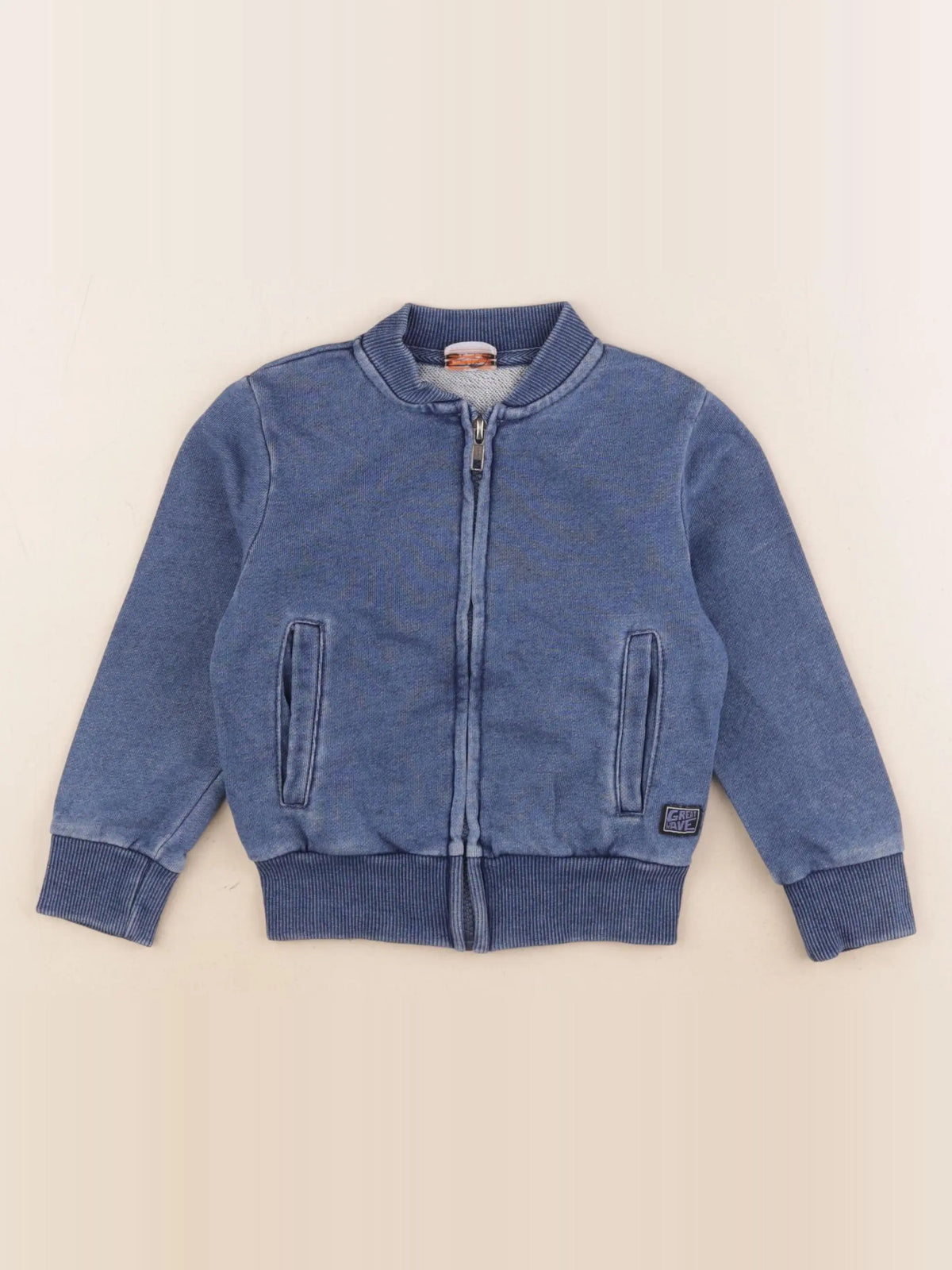 Tape à l'oeil - sweat bleu - 2 ans