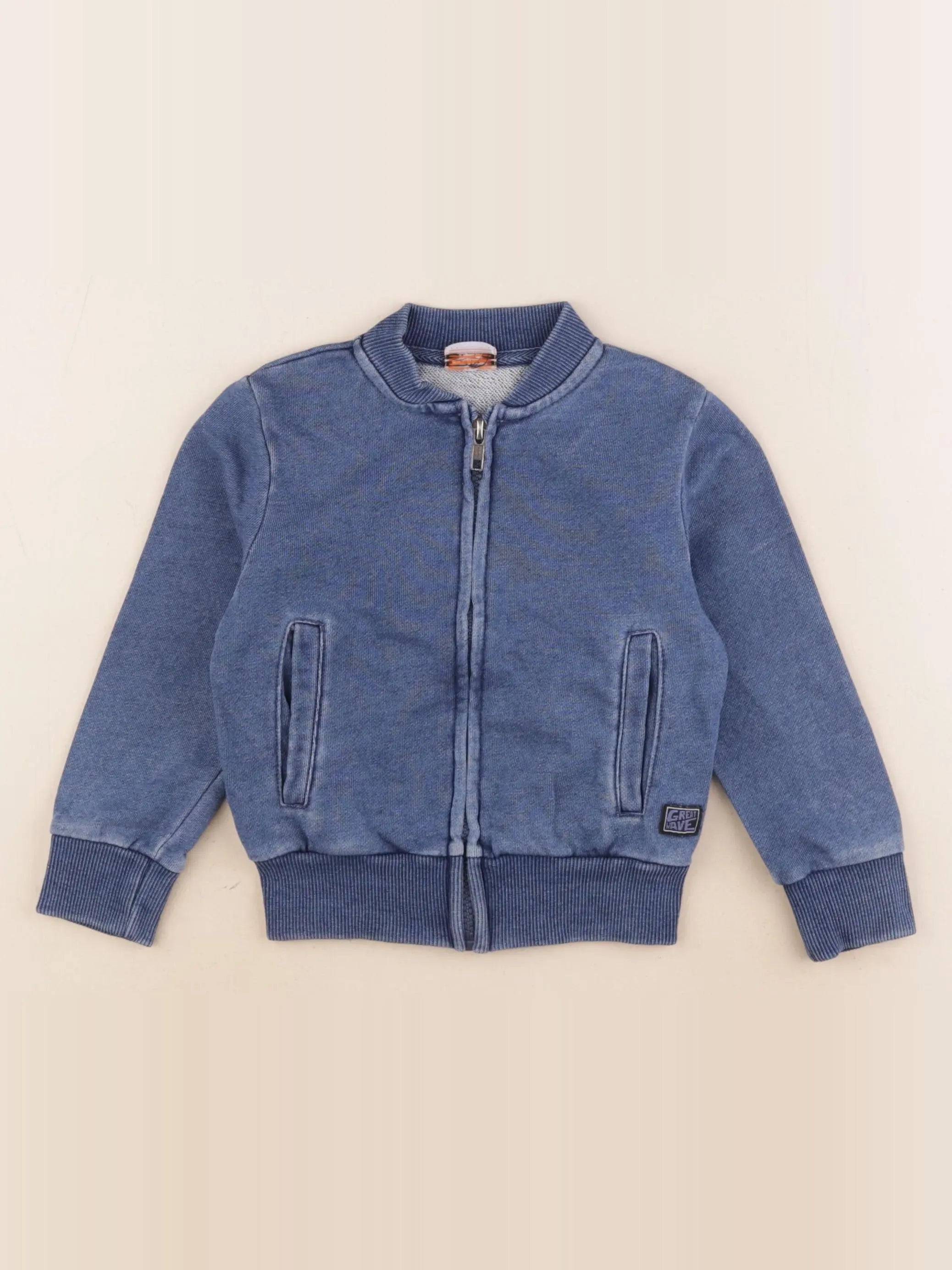 Tape à l'oeil - sweat bleu - 2 ans
