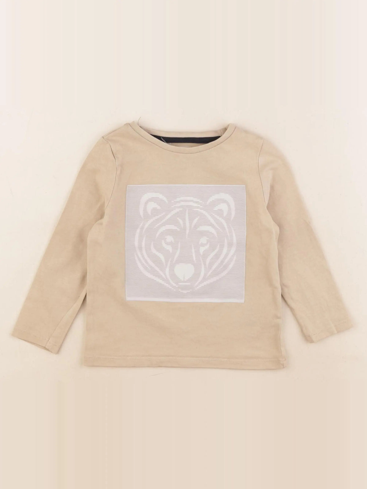 Little Cigogne - tee-shirt beige - 3 ans