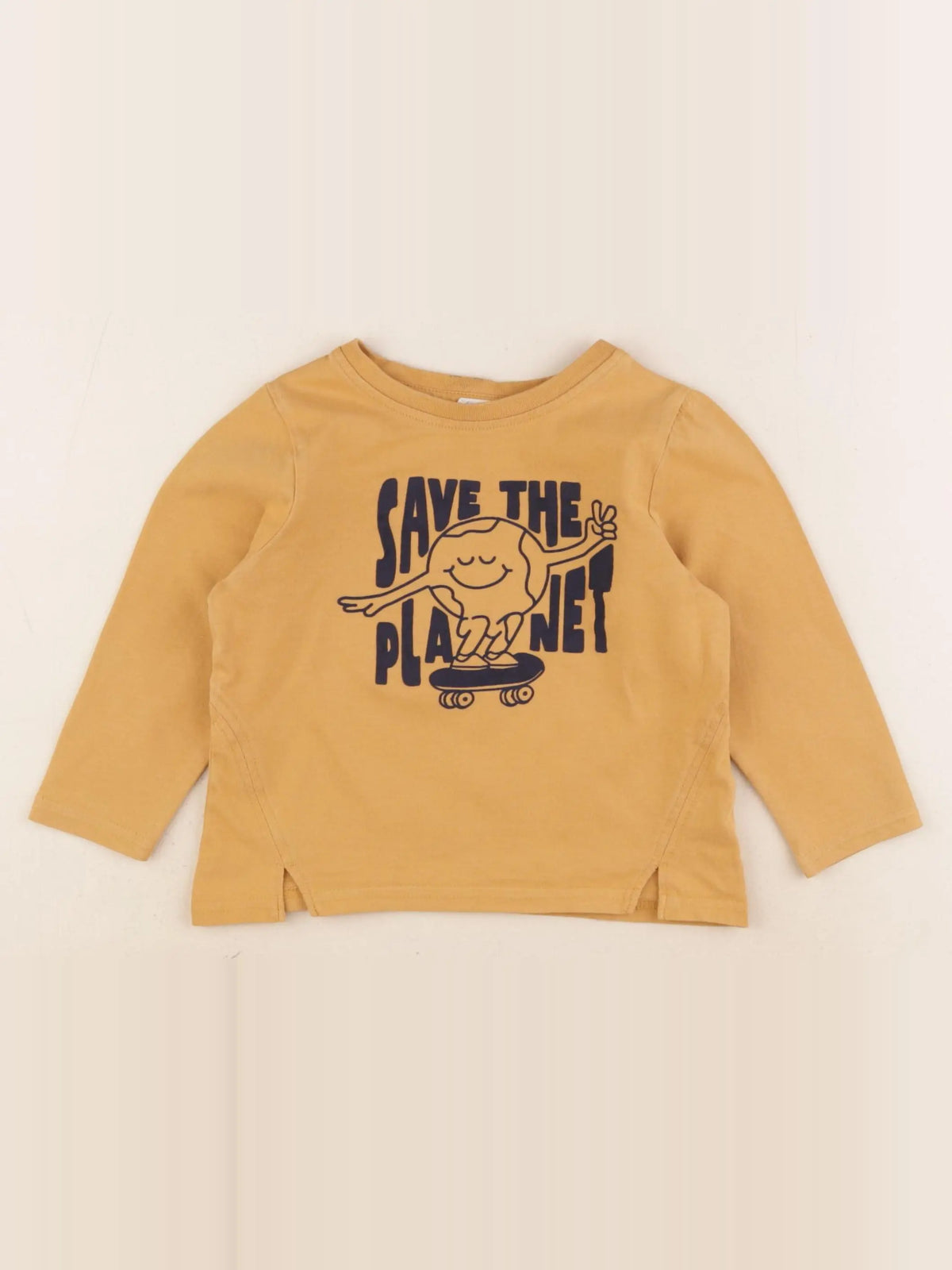 Little Cigogne - tee-shirt jaune - 3 ans