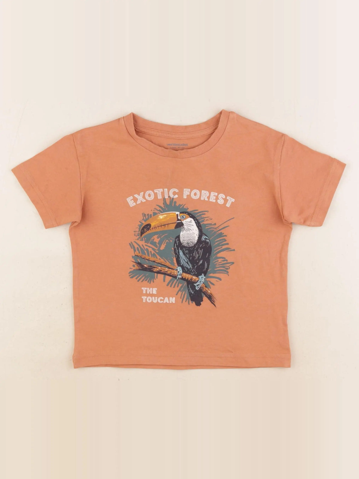 Vertbaudet - tee-shirt orange - 3 ans