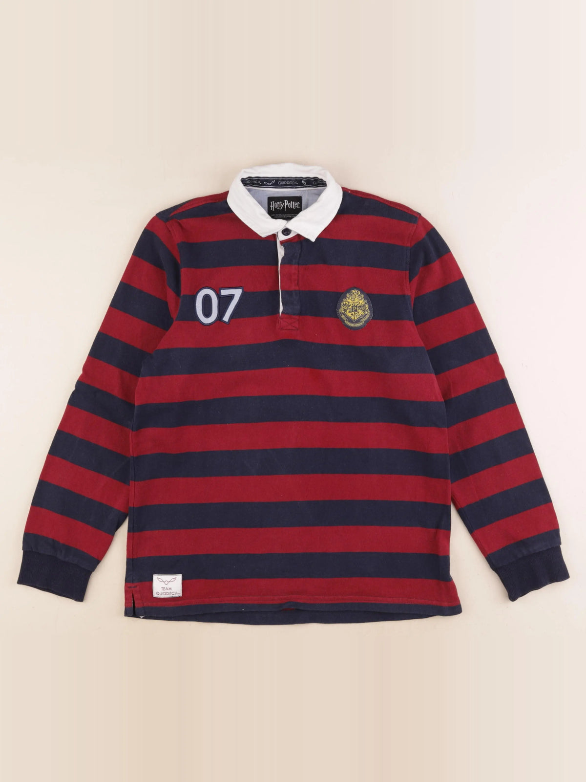 Cyrillus - polo bleu, rouge - 12 ans