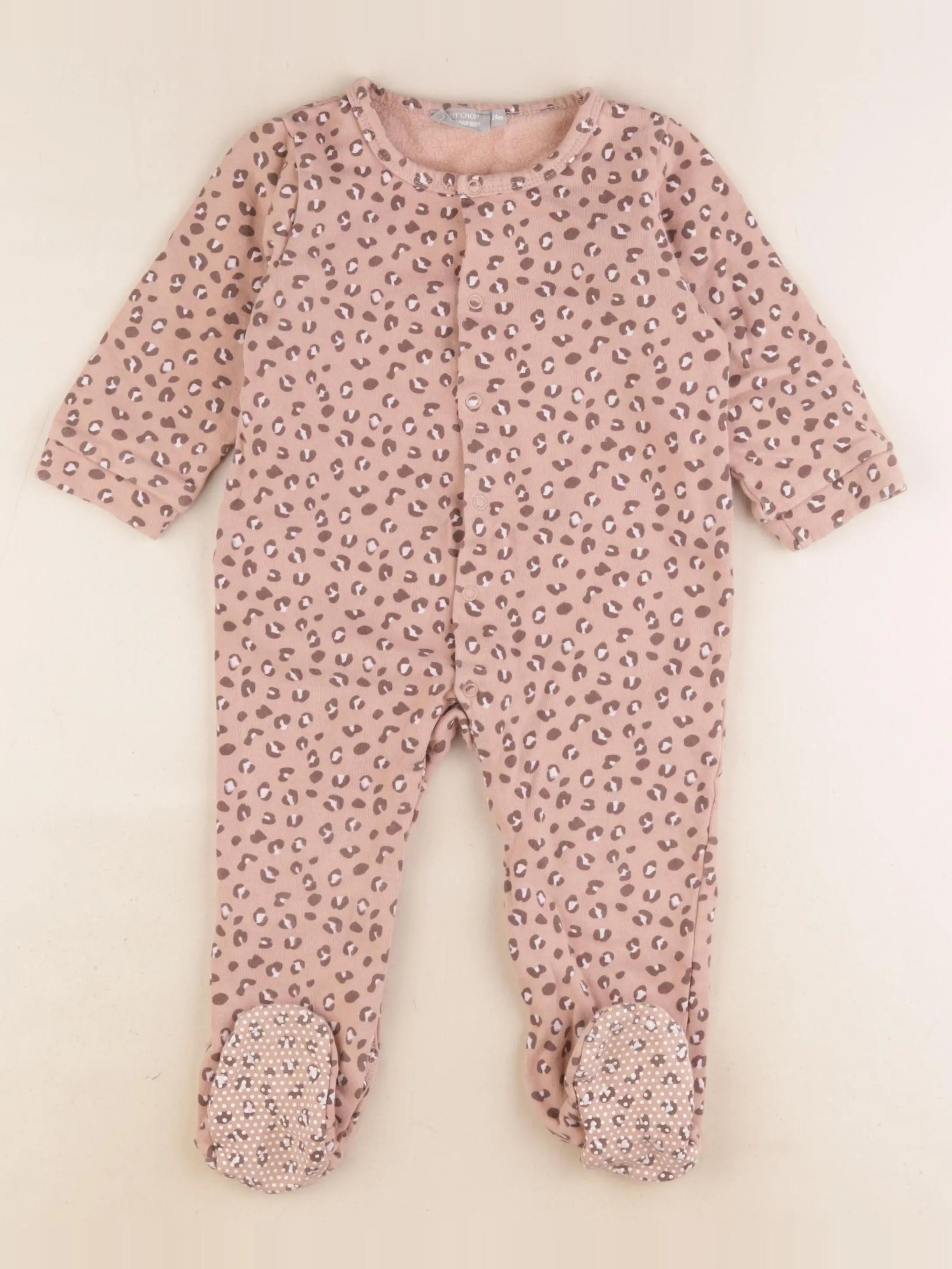 Boutchou - pyjama coton rose - 24 mois